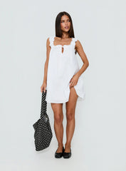 Swing Mini Dress White Petite
