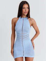 ALEENA MINI DRESS LIGHT BLUE