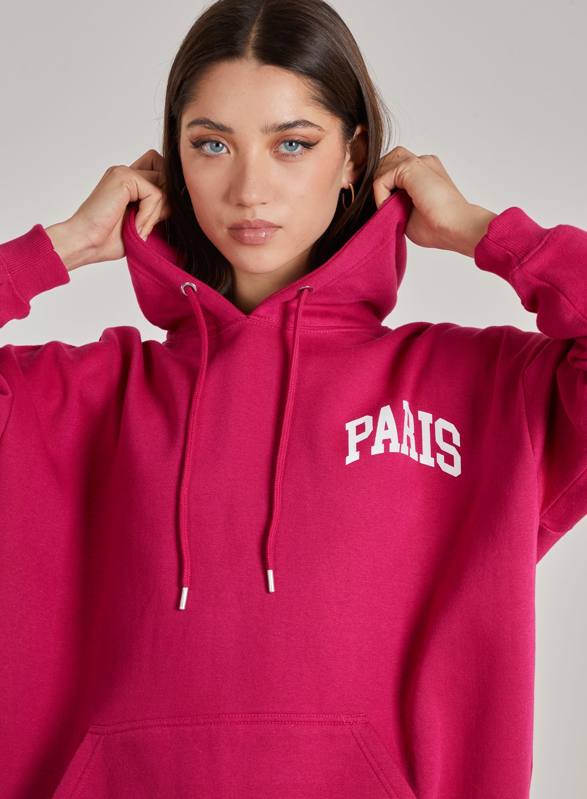 Paris Slogan Hoodie