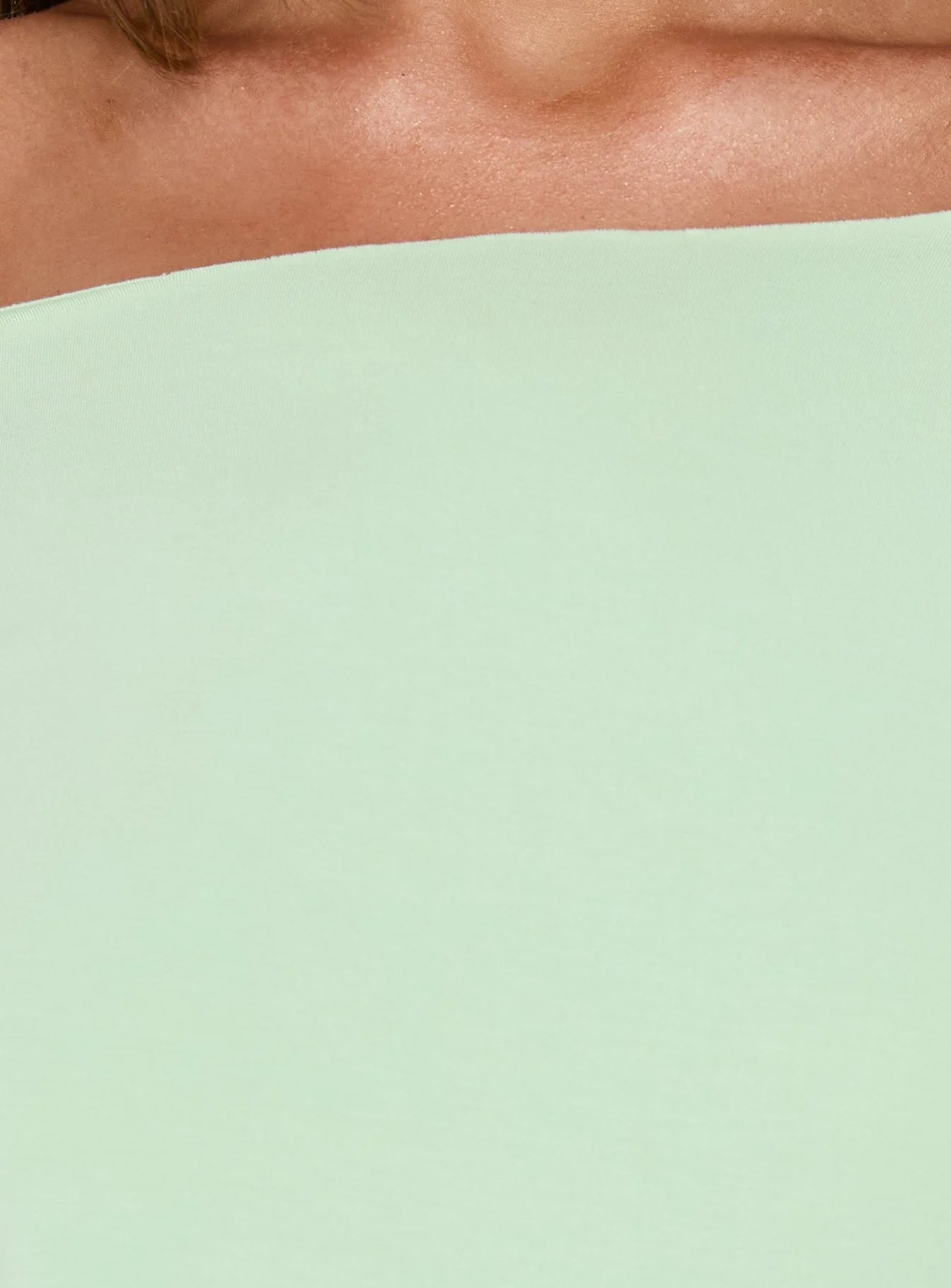 Ashlinn Off Shoulder Drapey Mini Dress Jelly Mint