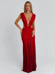 THESSA MAXI DRESS RED