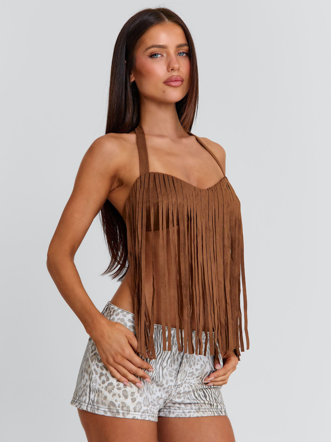 FRANCINE TOP BROWN