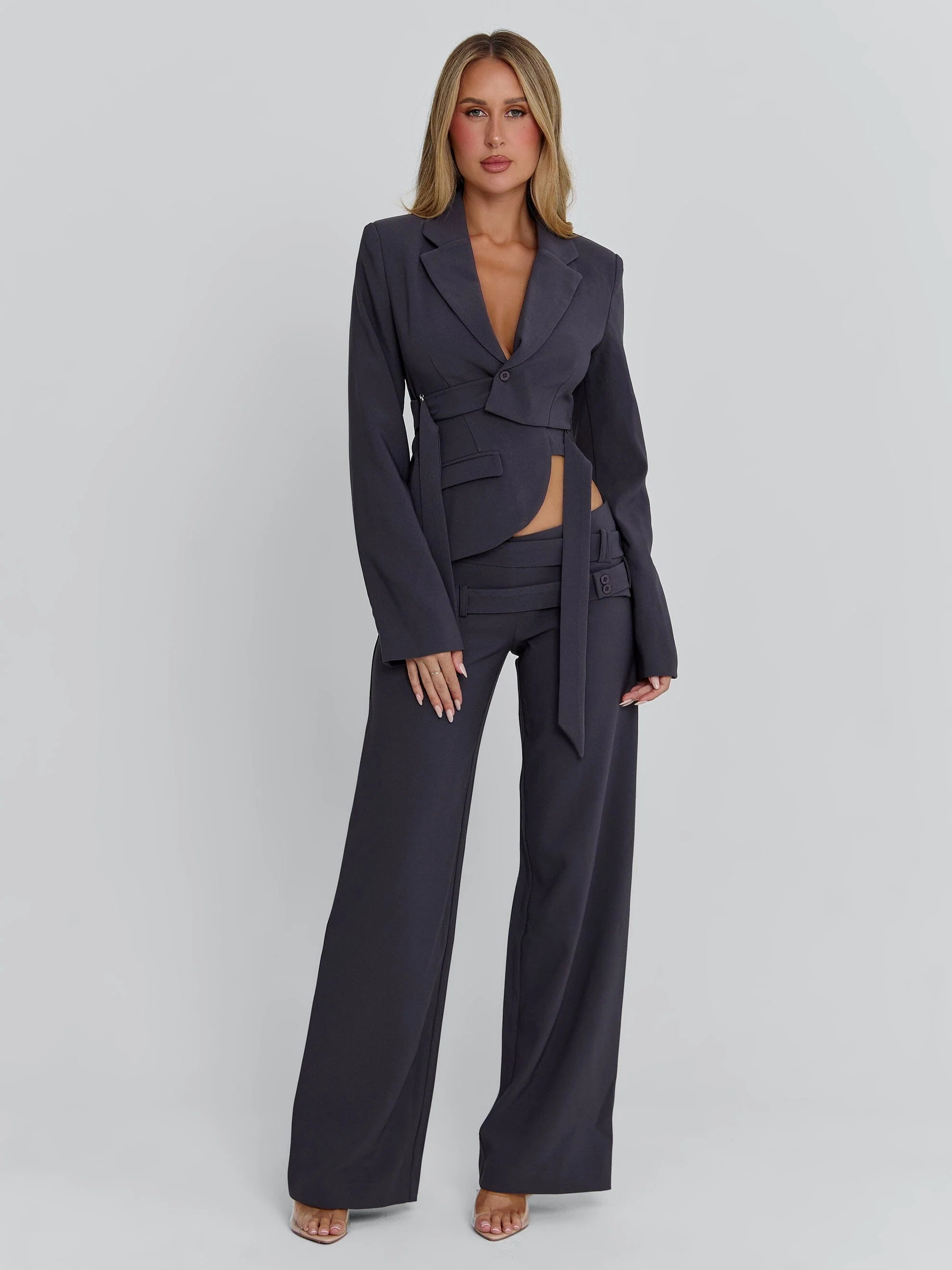 RIVERIA BLAZER CHARCOAL
