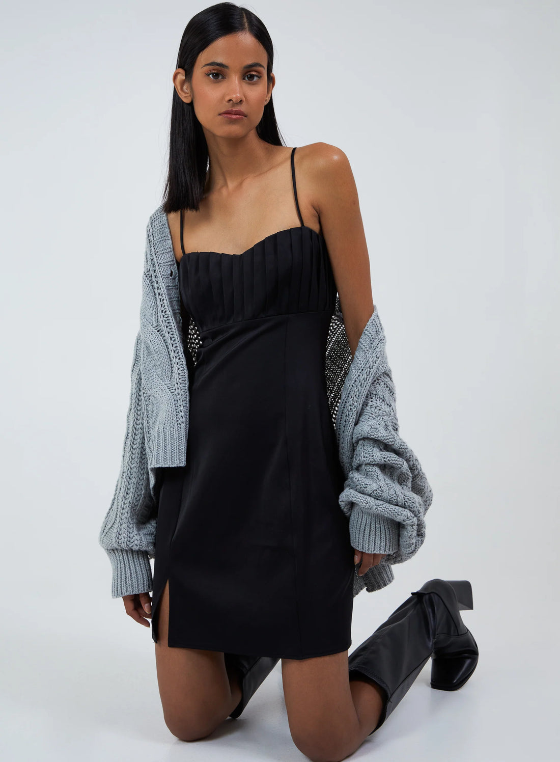 Bodycon Dress With Split