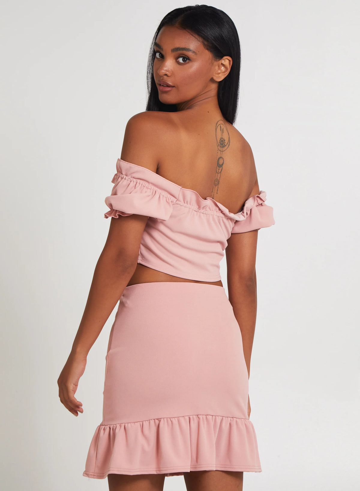 Frill Detail Milkmaid Top