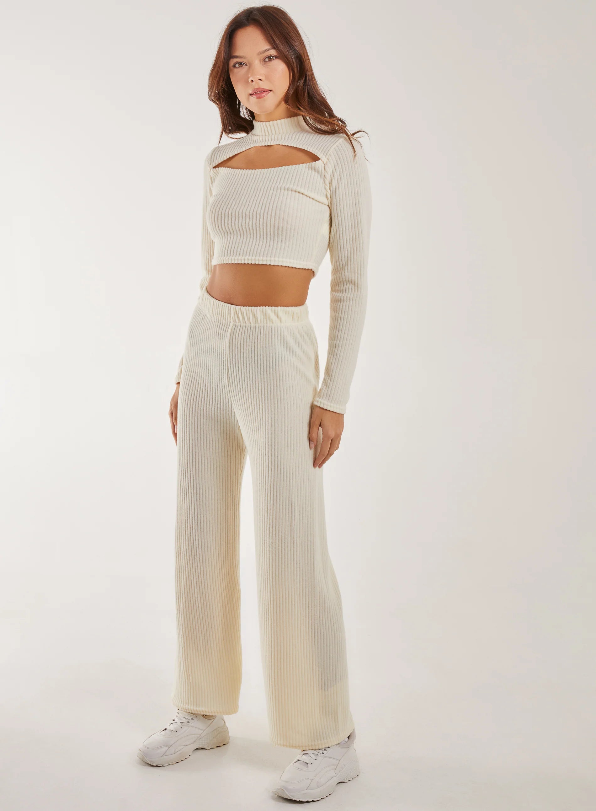 Soft Brushed Rib Flares – lunivie