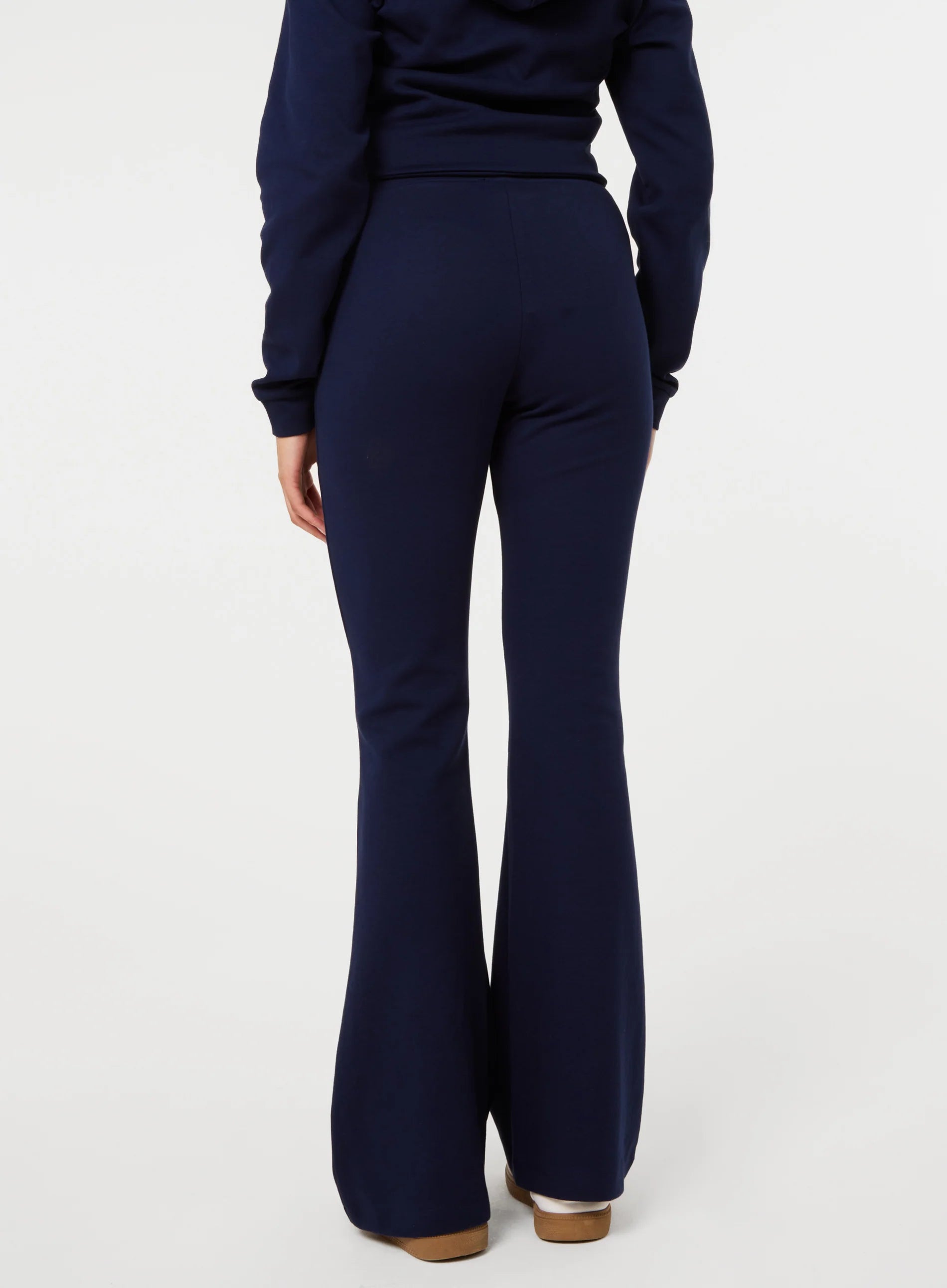 Pin Tuck Jersey Flares