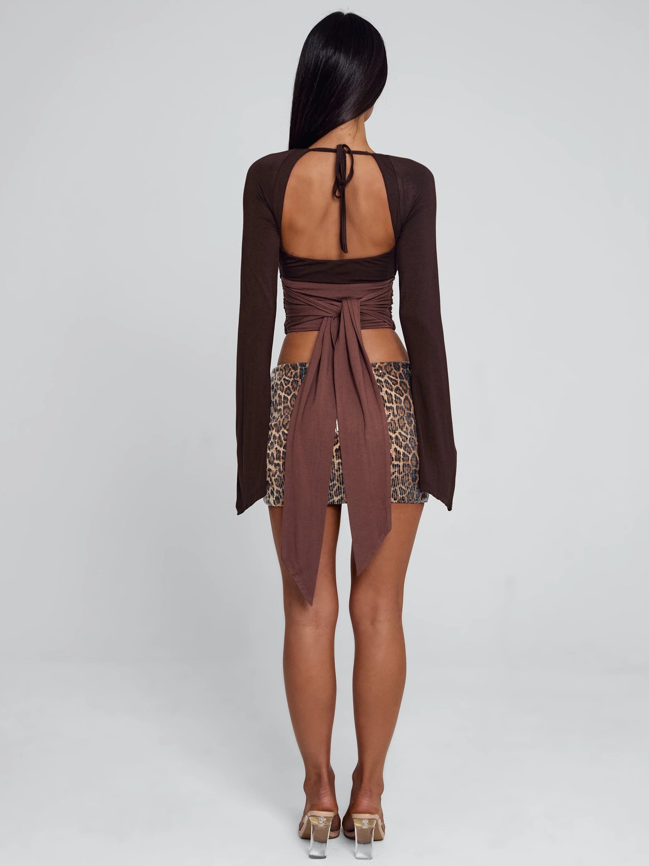 SOPHINA TOP BROWN