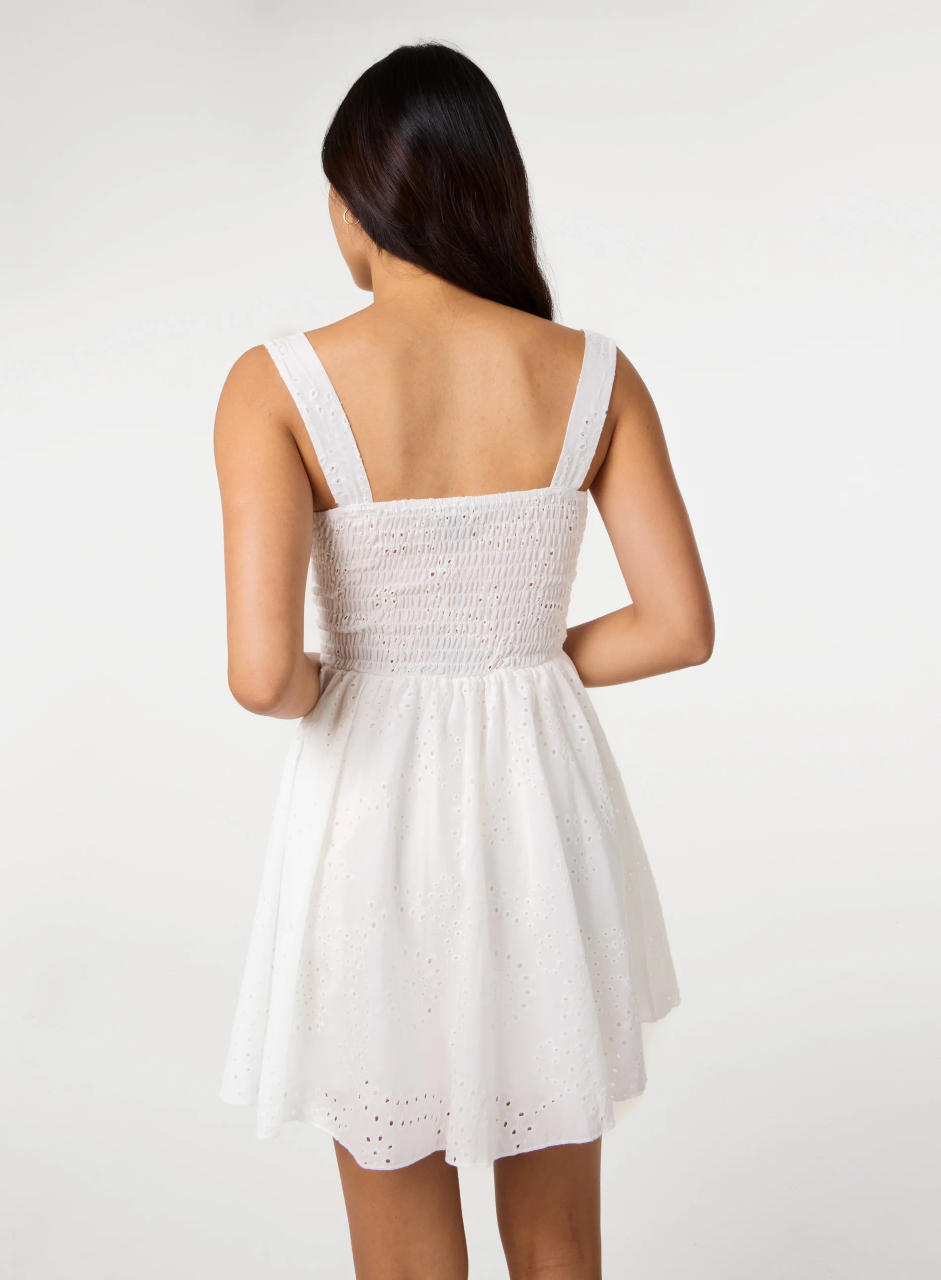 Broderie Skater Dress