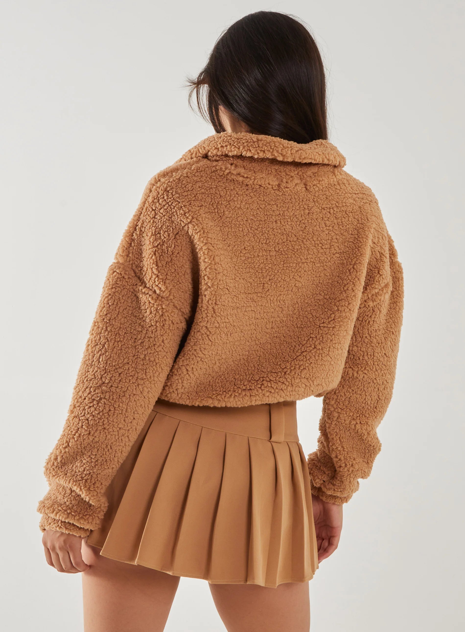 Teddy Zip Up Jumper