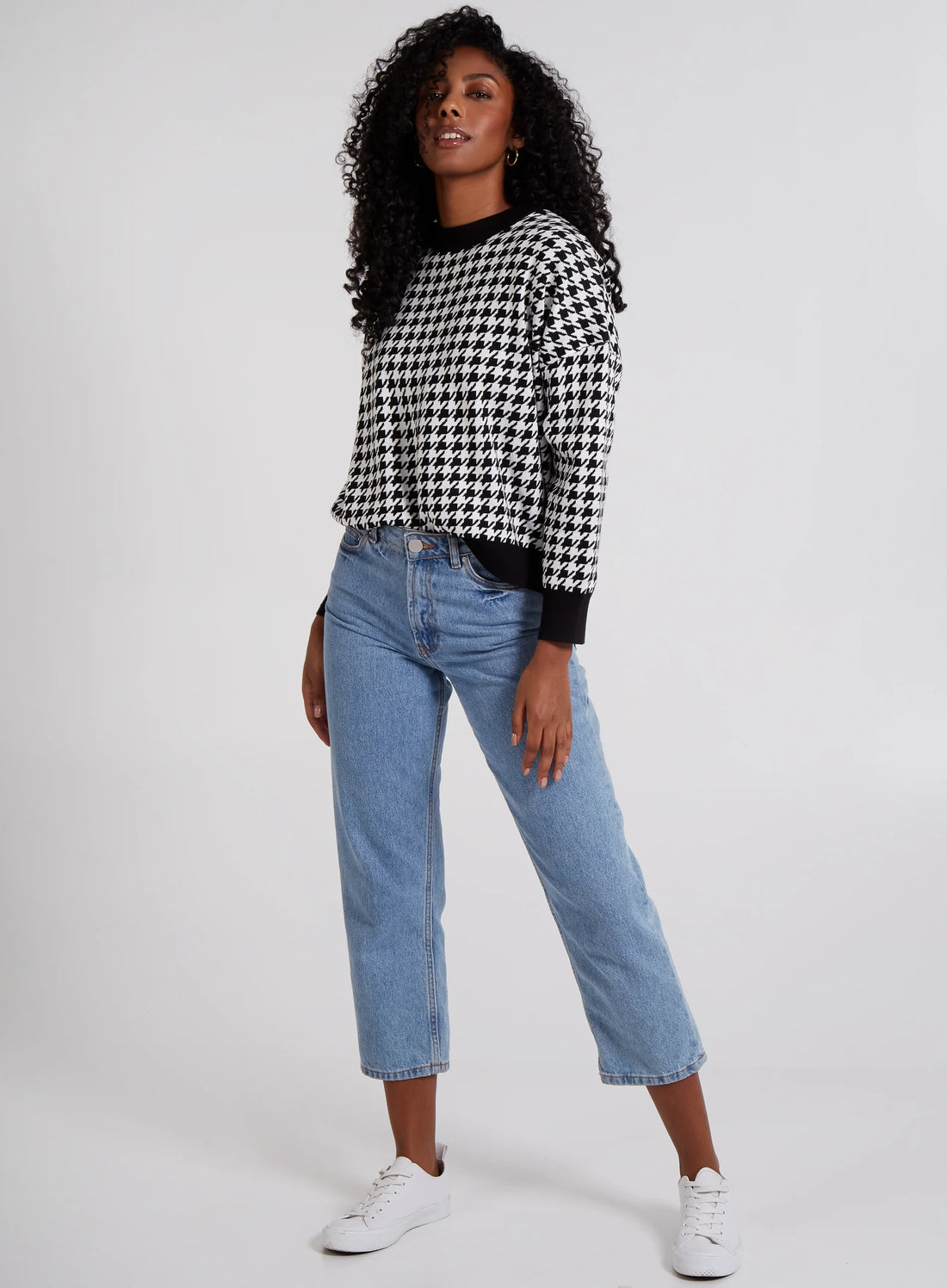 Houndstooth Jumper