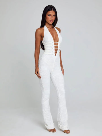 SAWYER JUMPSUIT WHITE