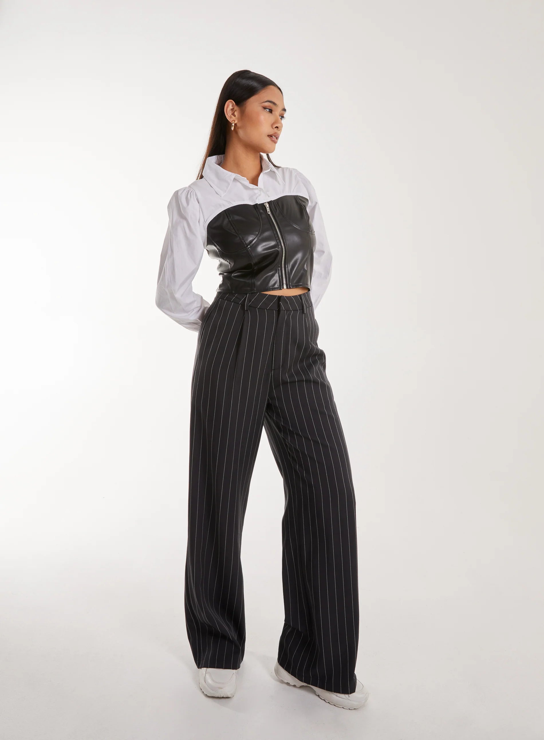 Double Layer Corset Shirt