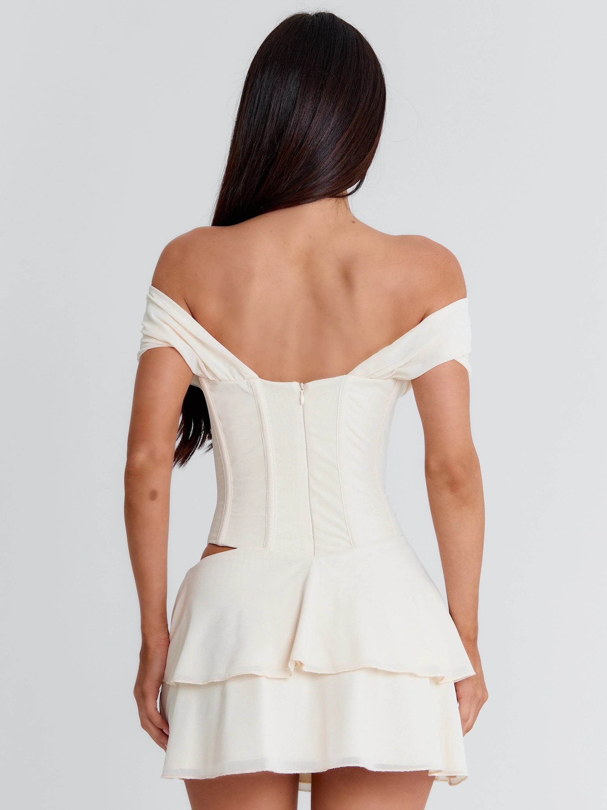 ADALYN MINI DRESS IVORY