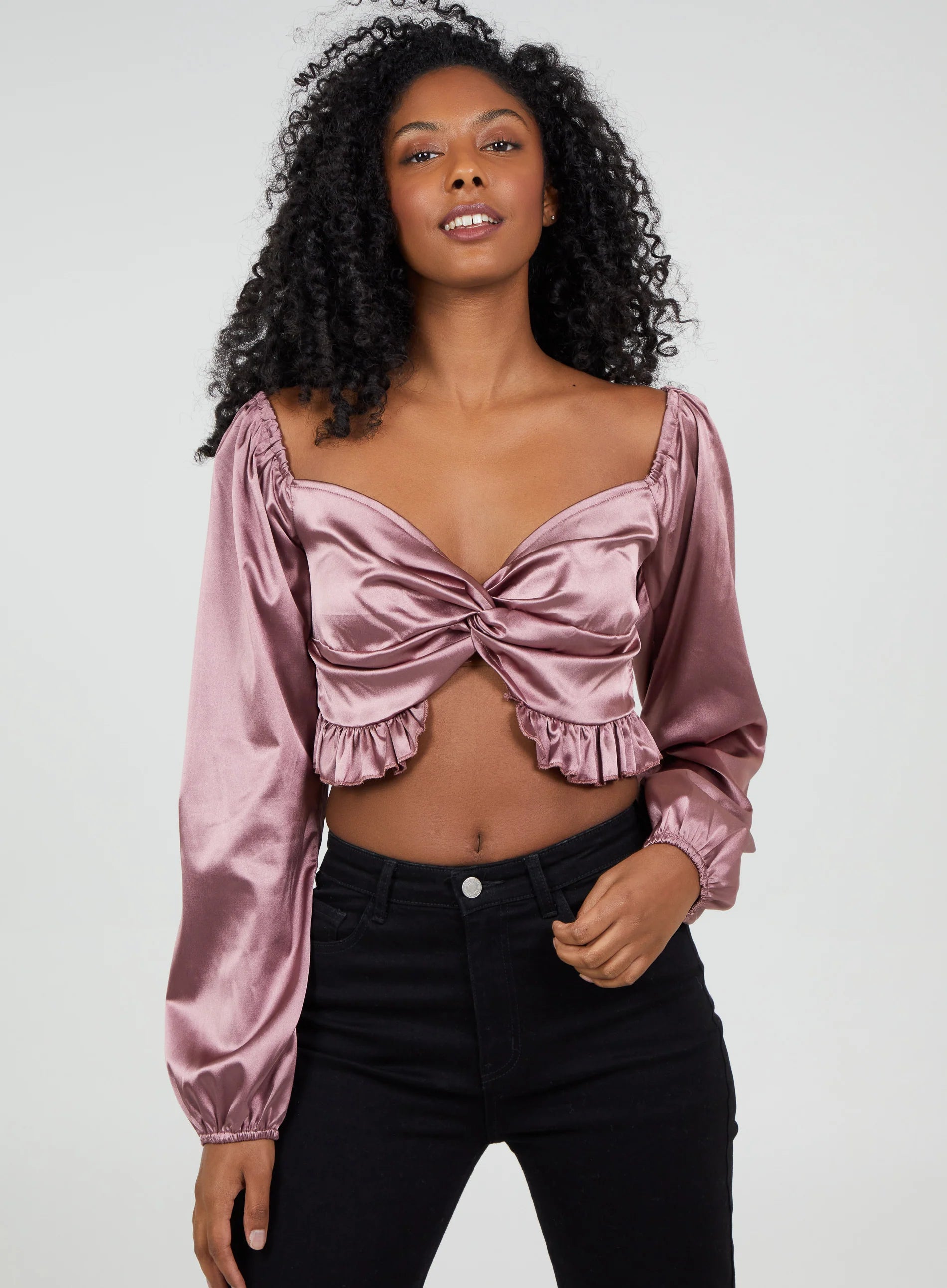 Twist Front Crop Top – lunivie