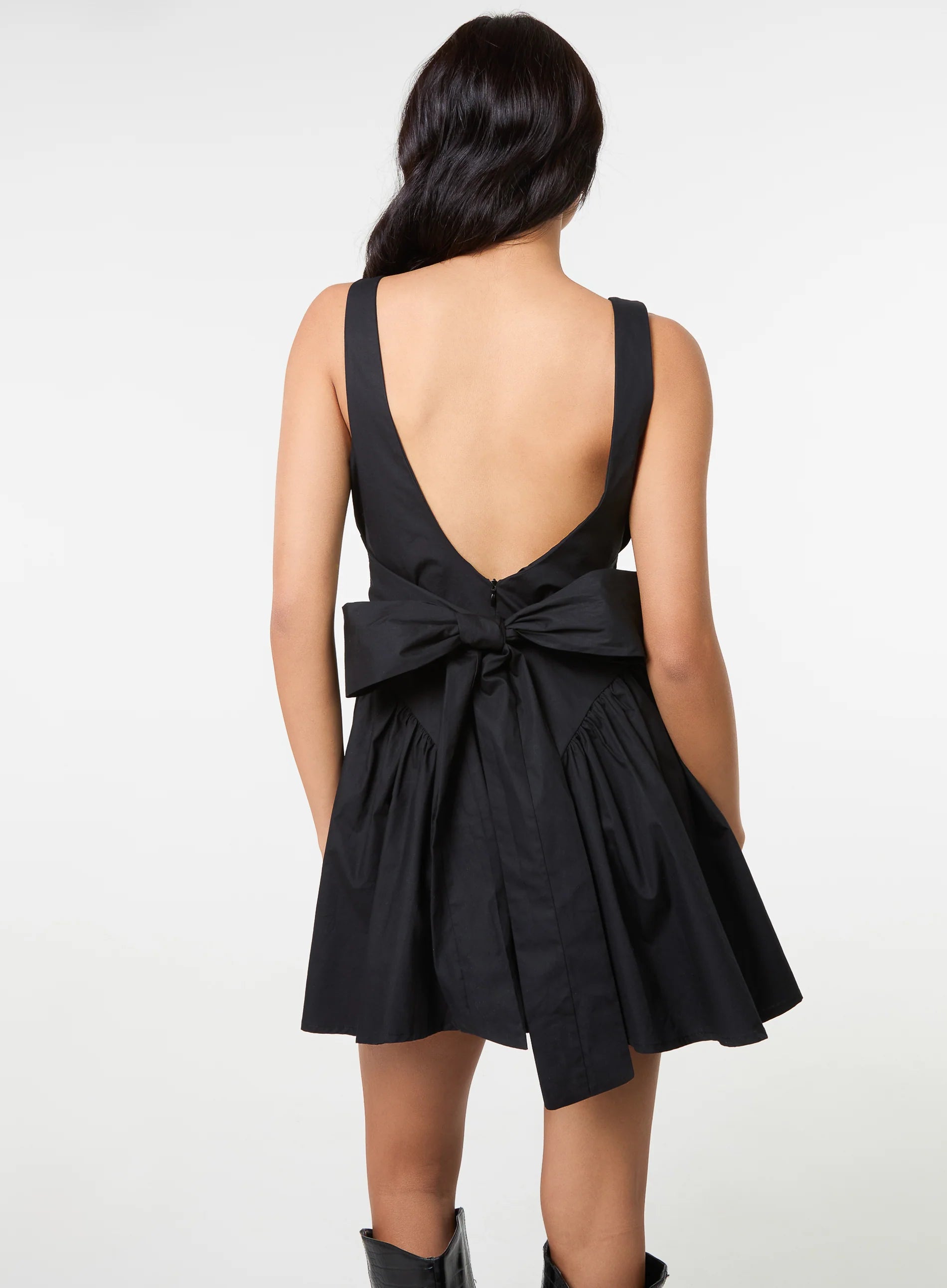 Bow Back Mini Dress