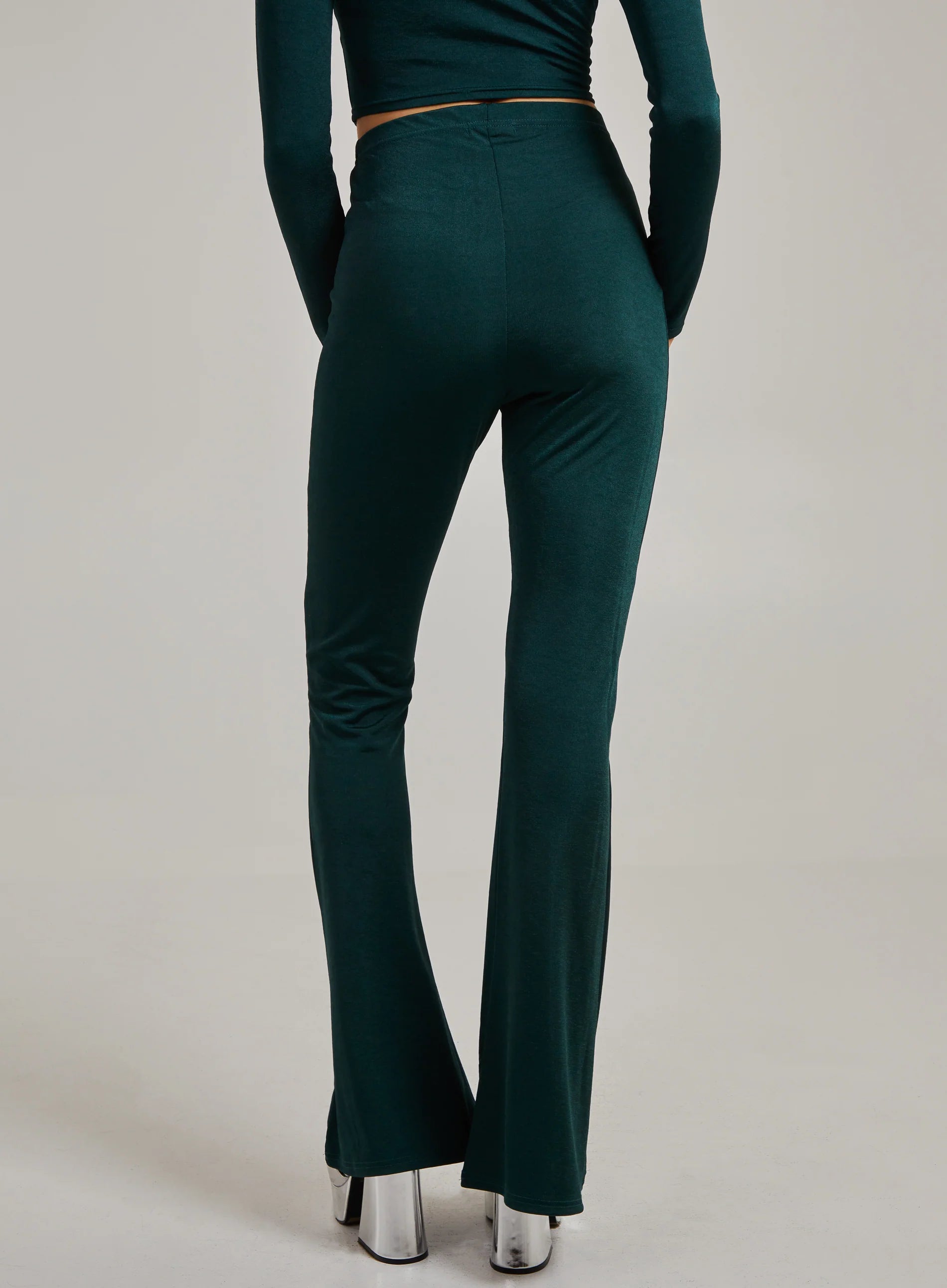 Shimmer Flared Trousers