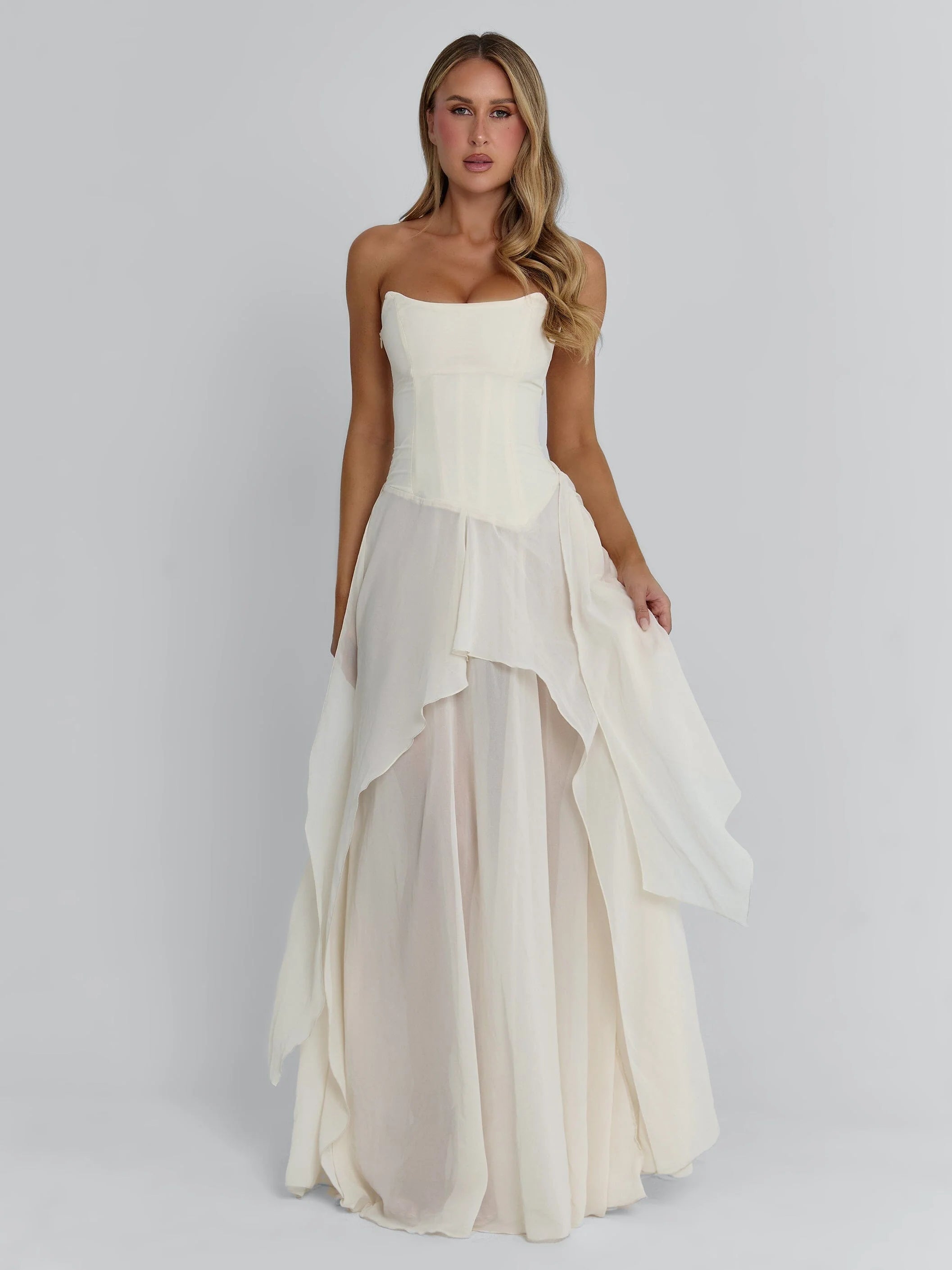 EISLEY MAXI DRESS IVORY