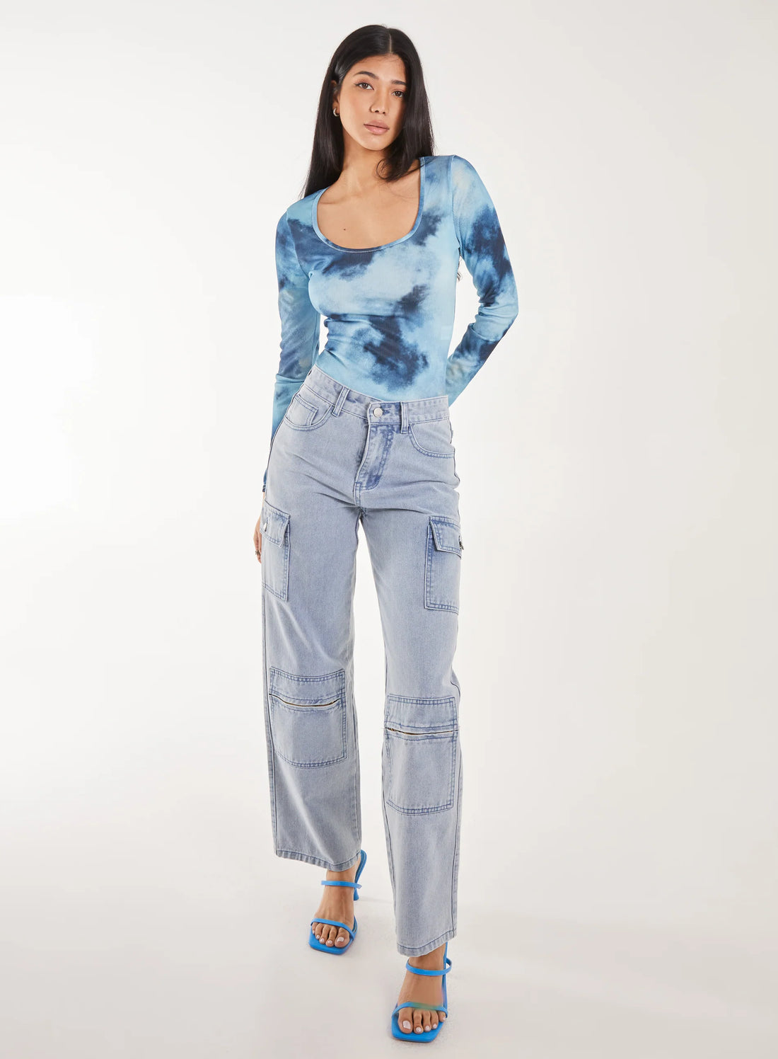 Tie Dye Printed Bodysuit