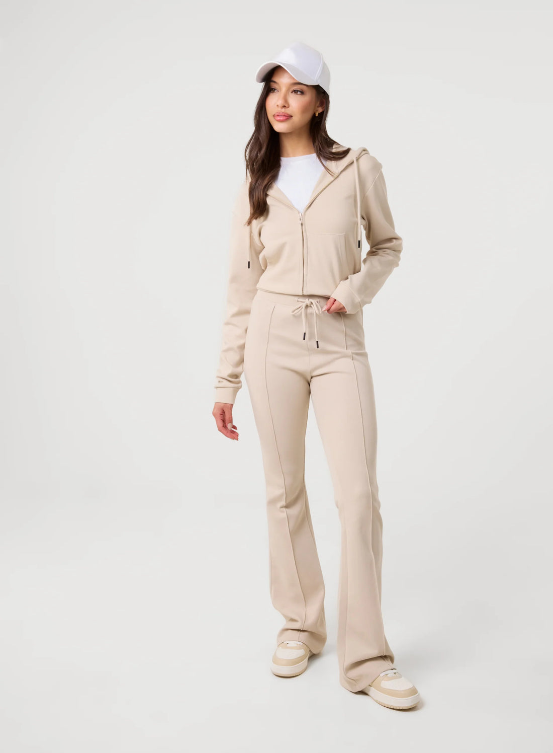 Zip Up Cropped Hoodie