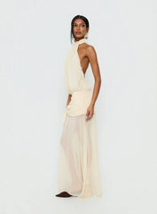 Faythe High Neck Maxi Dress Butter