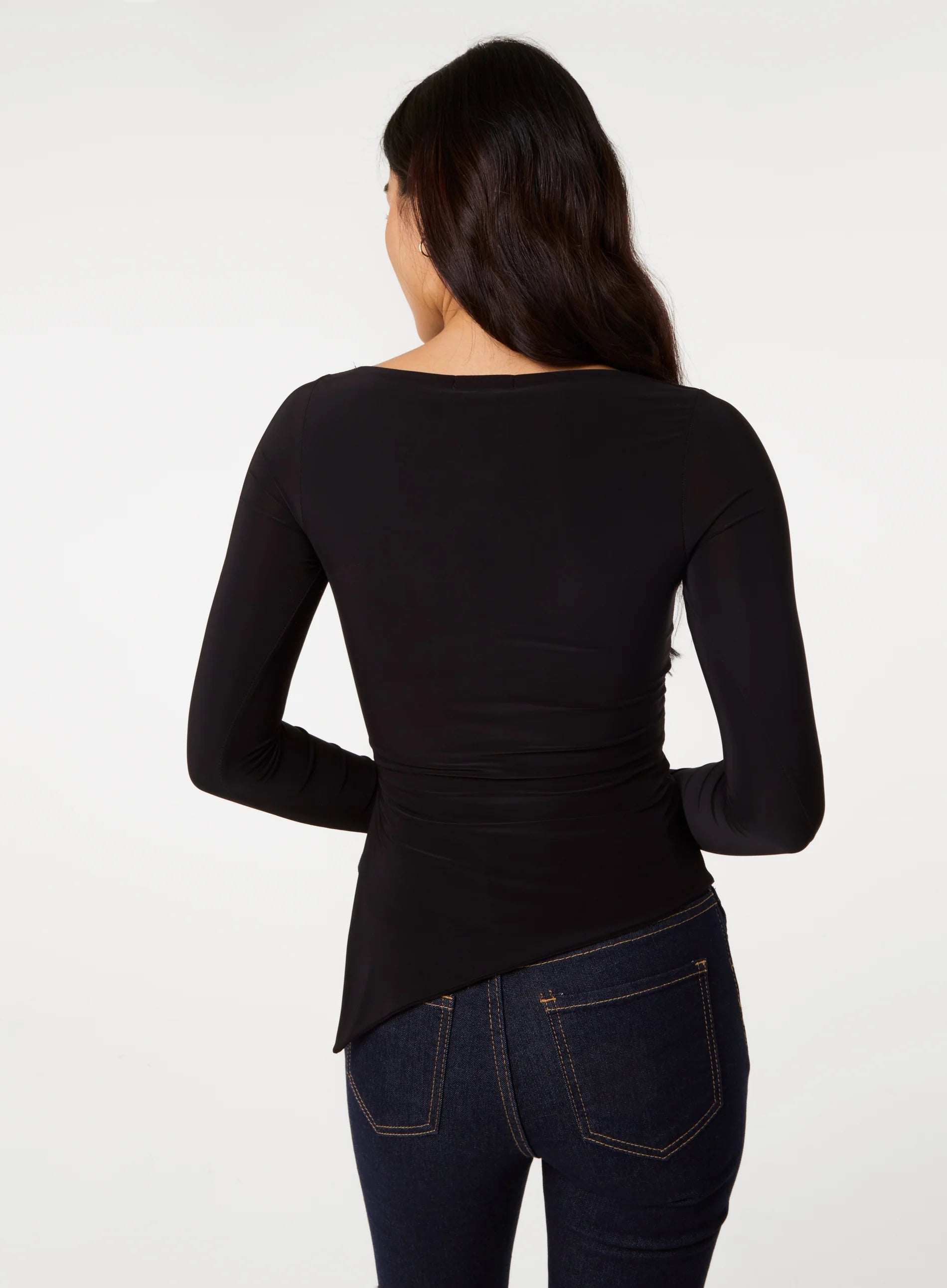 Long Sleeve Asymmetric Top