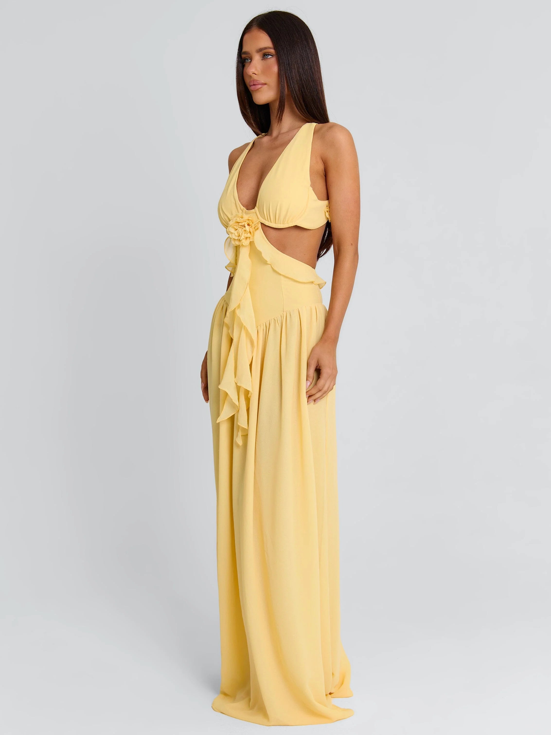 RAELYN MAXI DRESS YELLOW