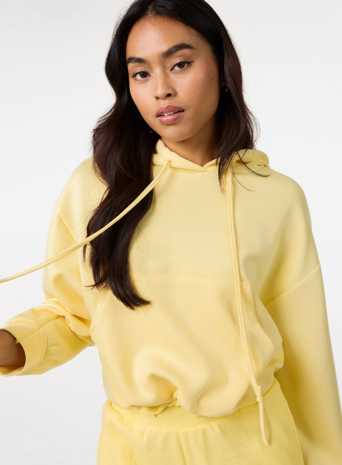 Drawstring Puffball Hoodie