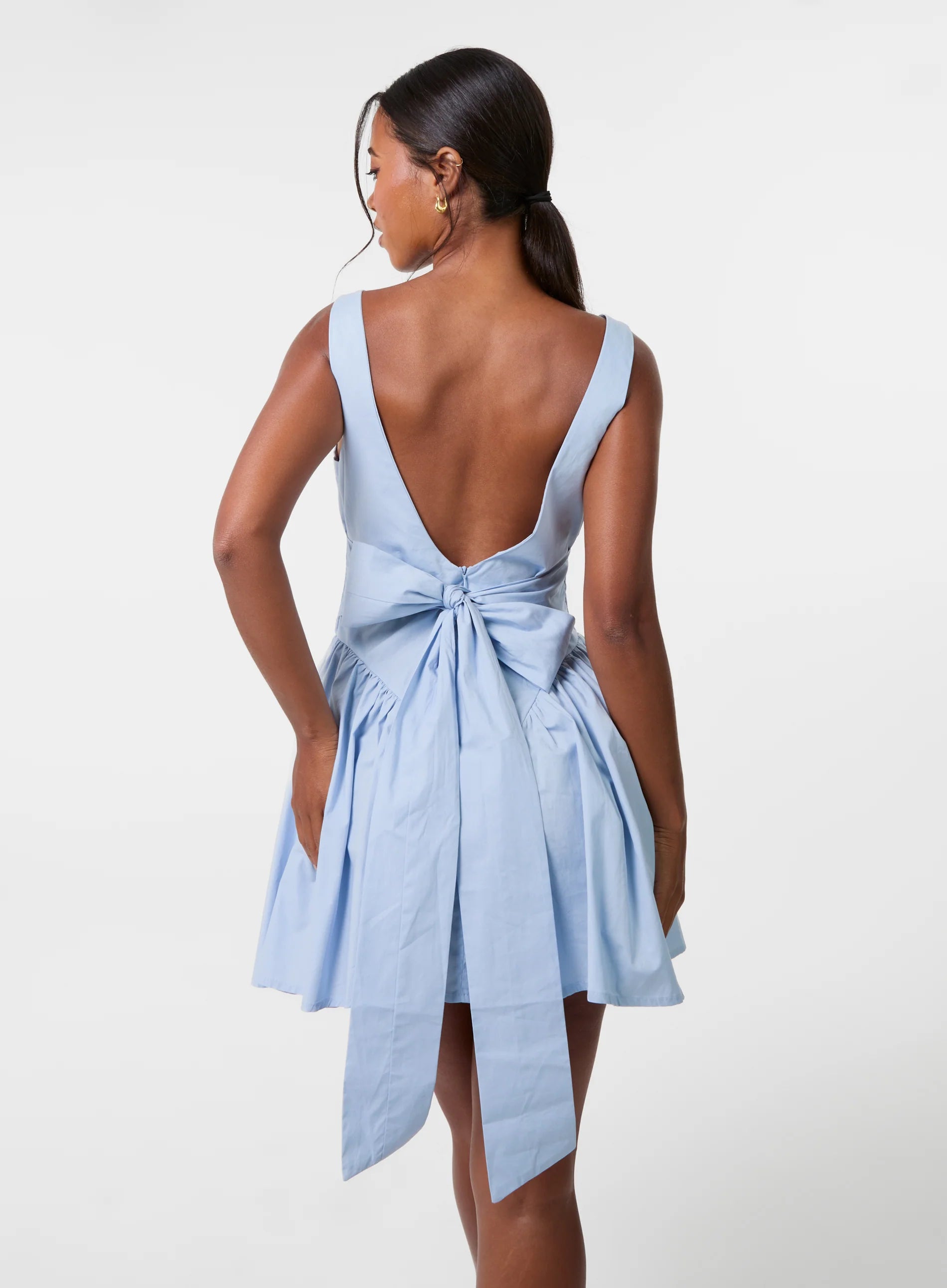 Bow Back Mini Dress