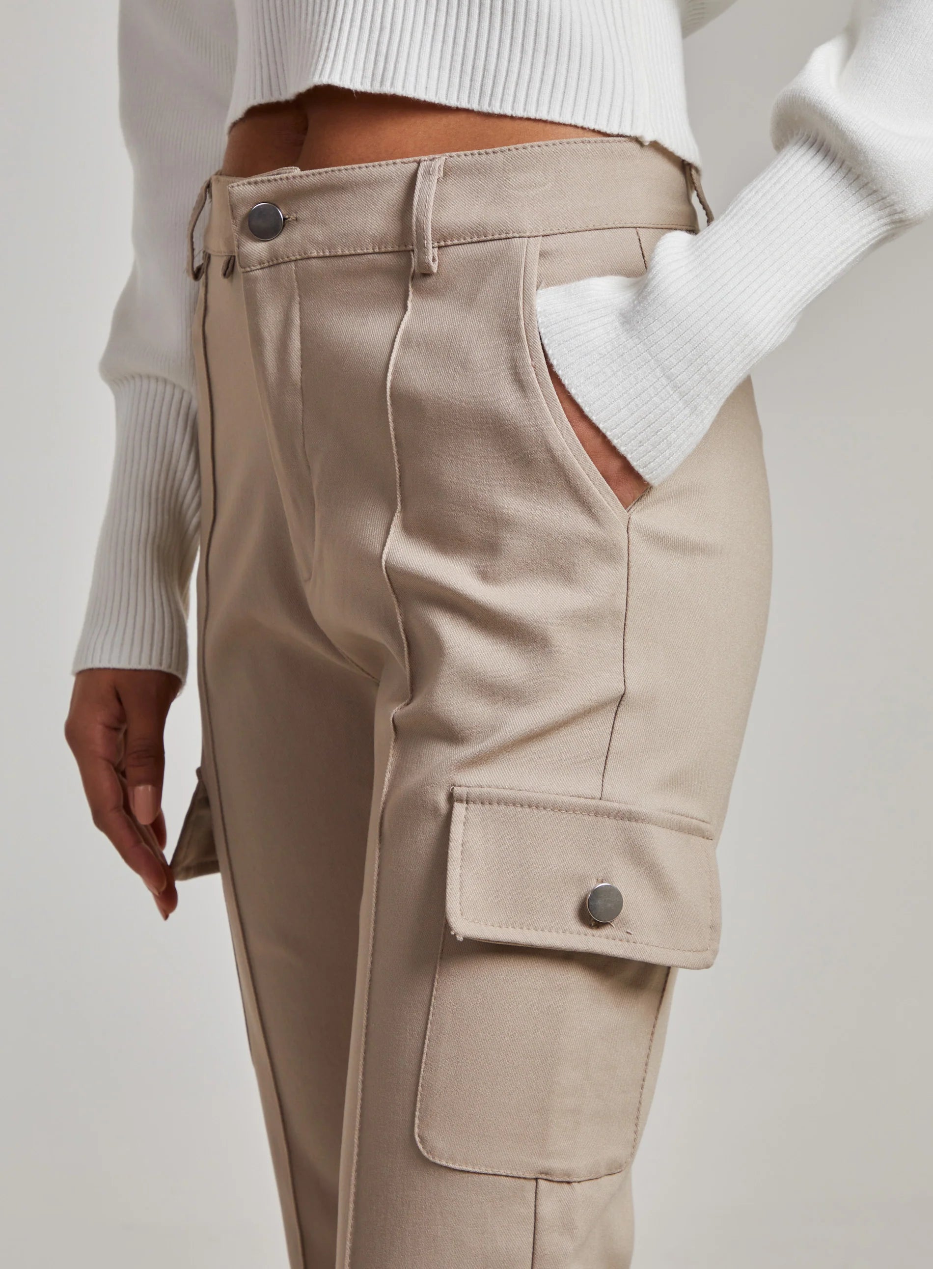 Utility Stretch Cargo Trousers