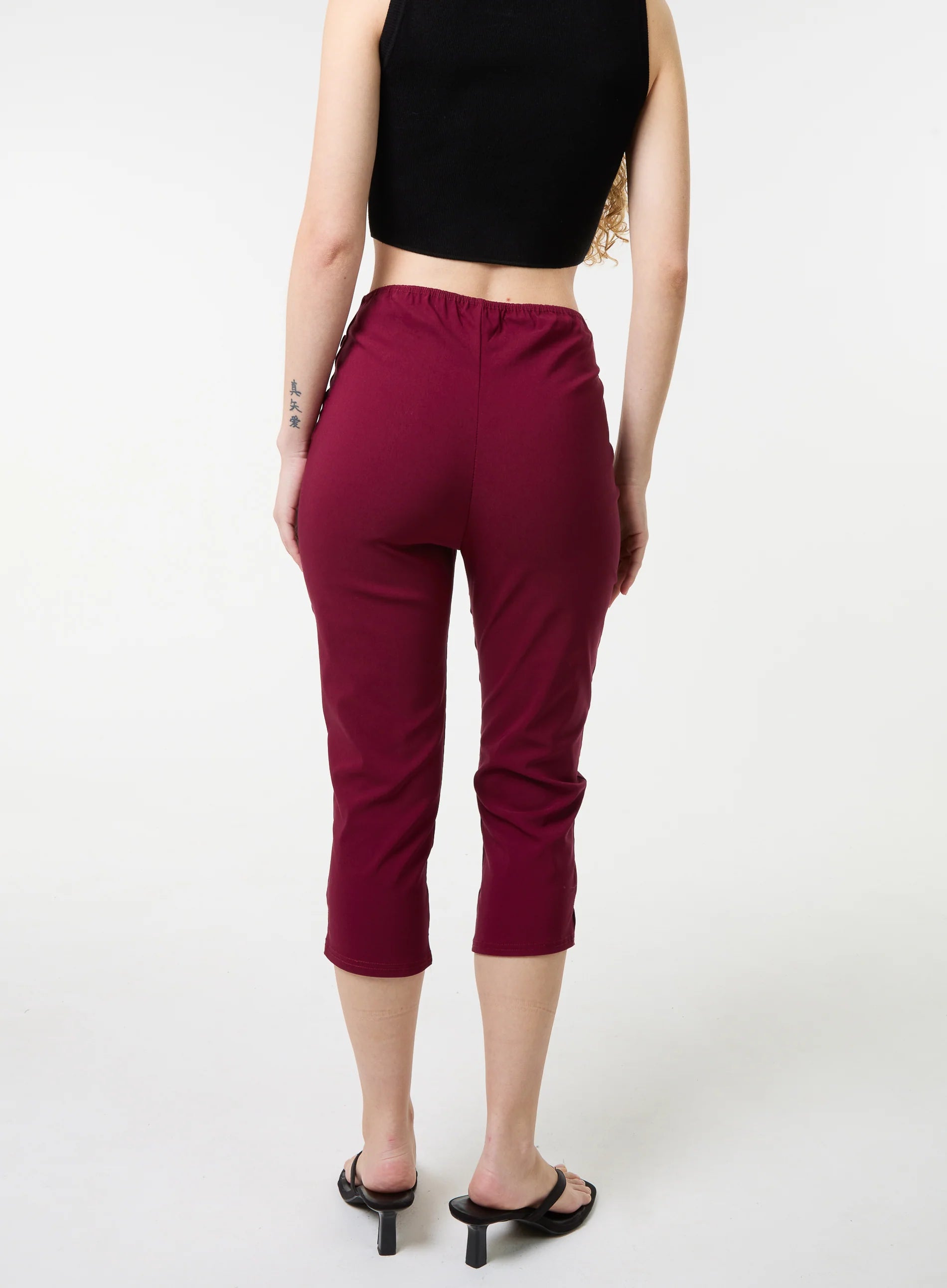 Capri Pants With Belts