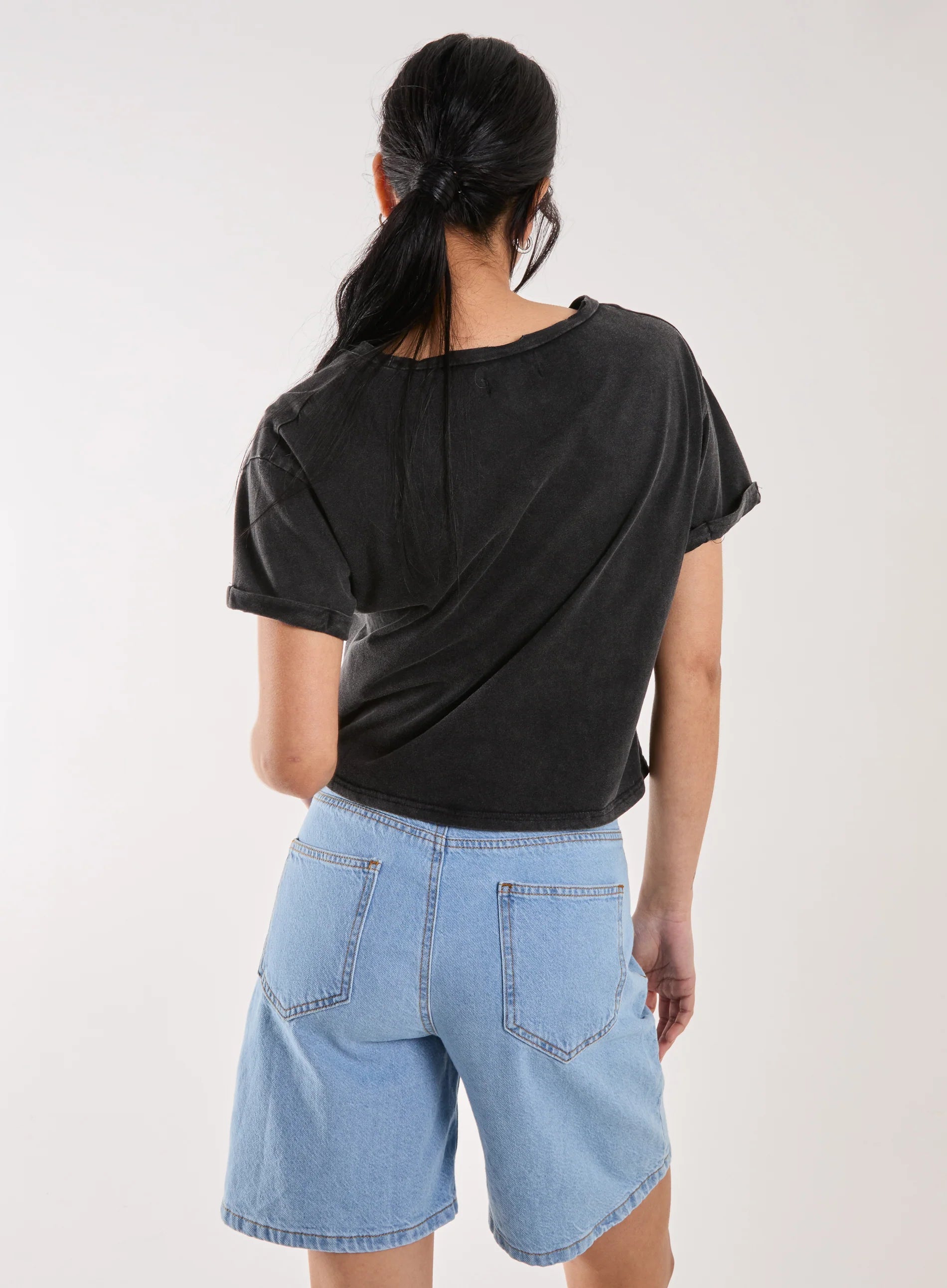 Fierce Graphic Distressed Washed Tee