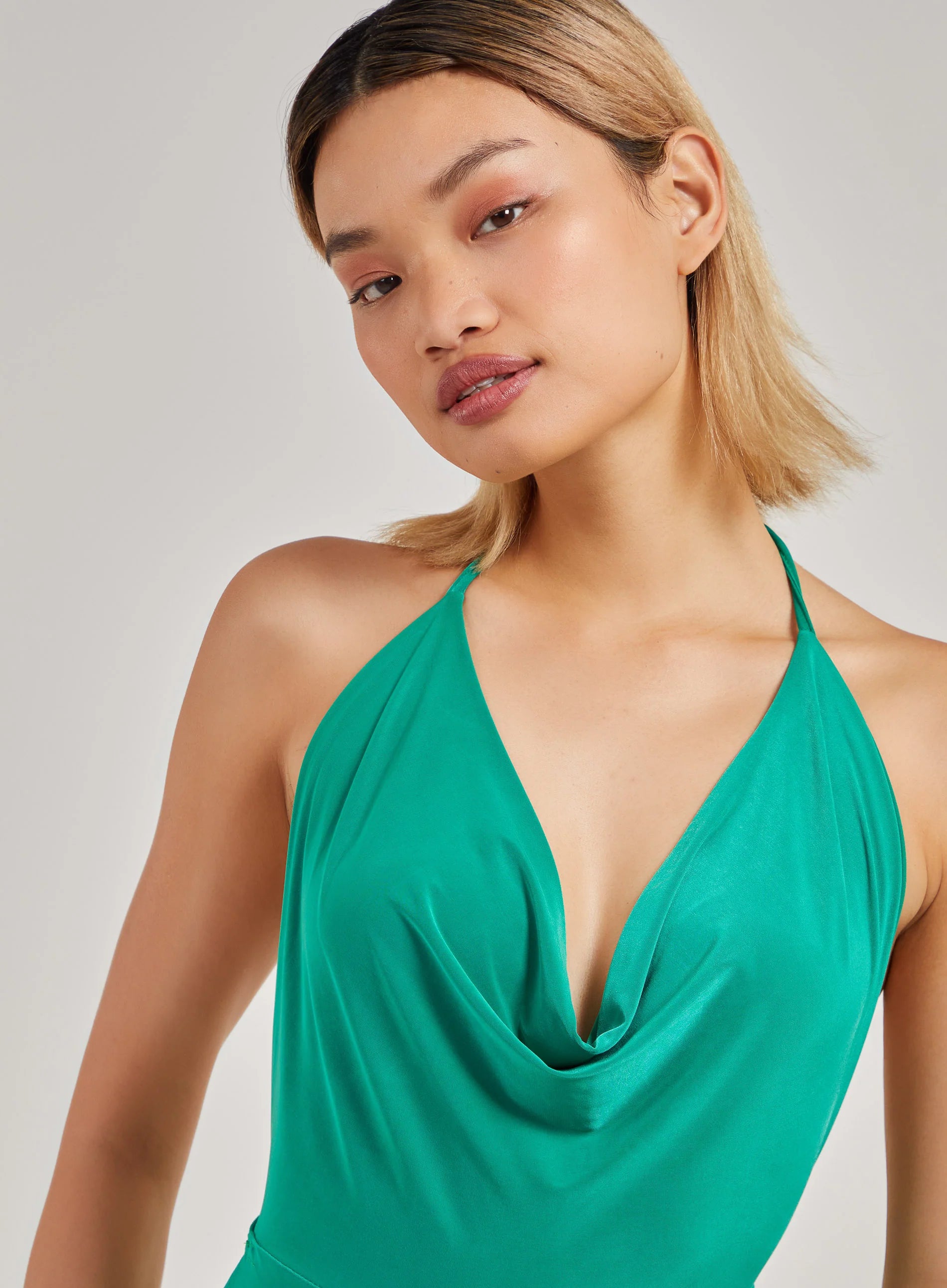 Cowl Neck Playsuit