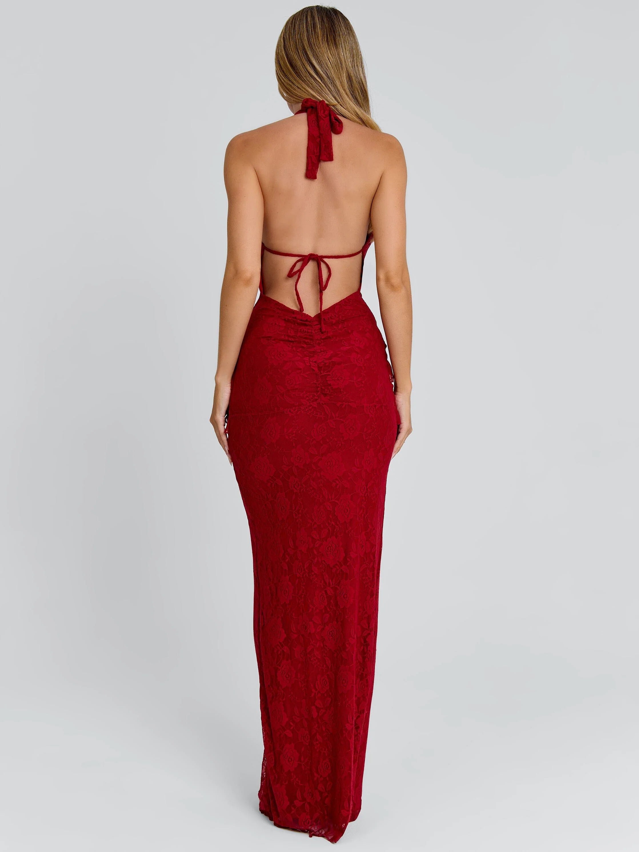NOVELL MAXI DRESS RED