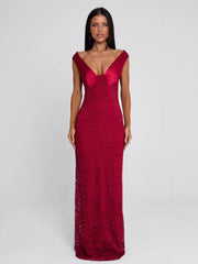 SYLORA MAXI DRESS RED