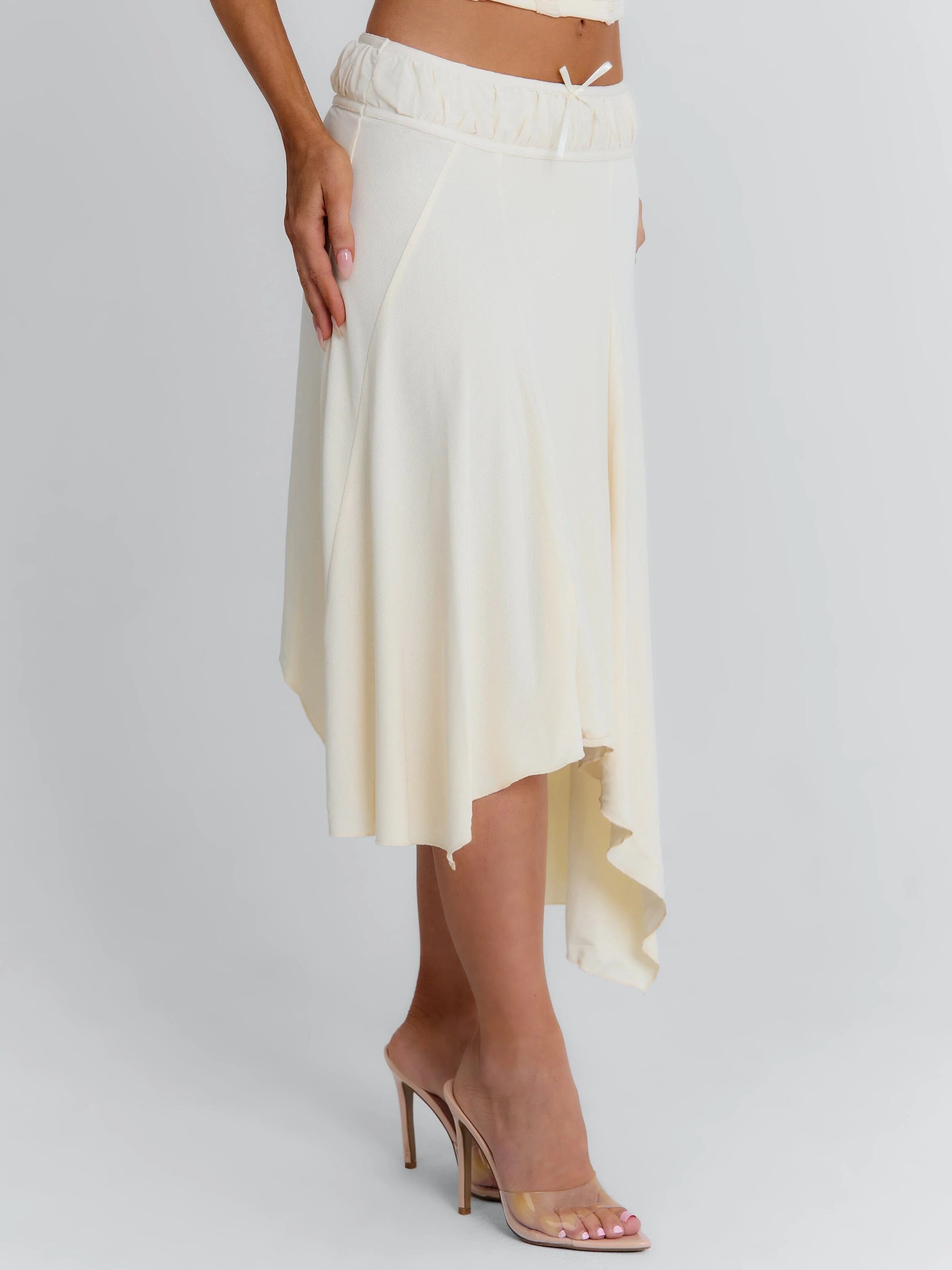 VAL MIDI SKIRT CREAM