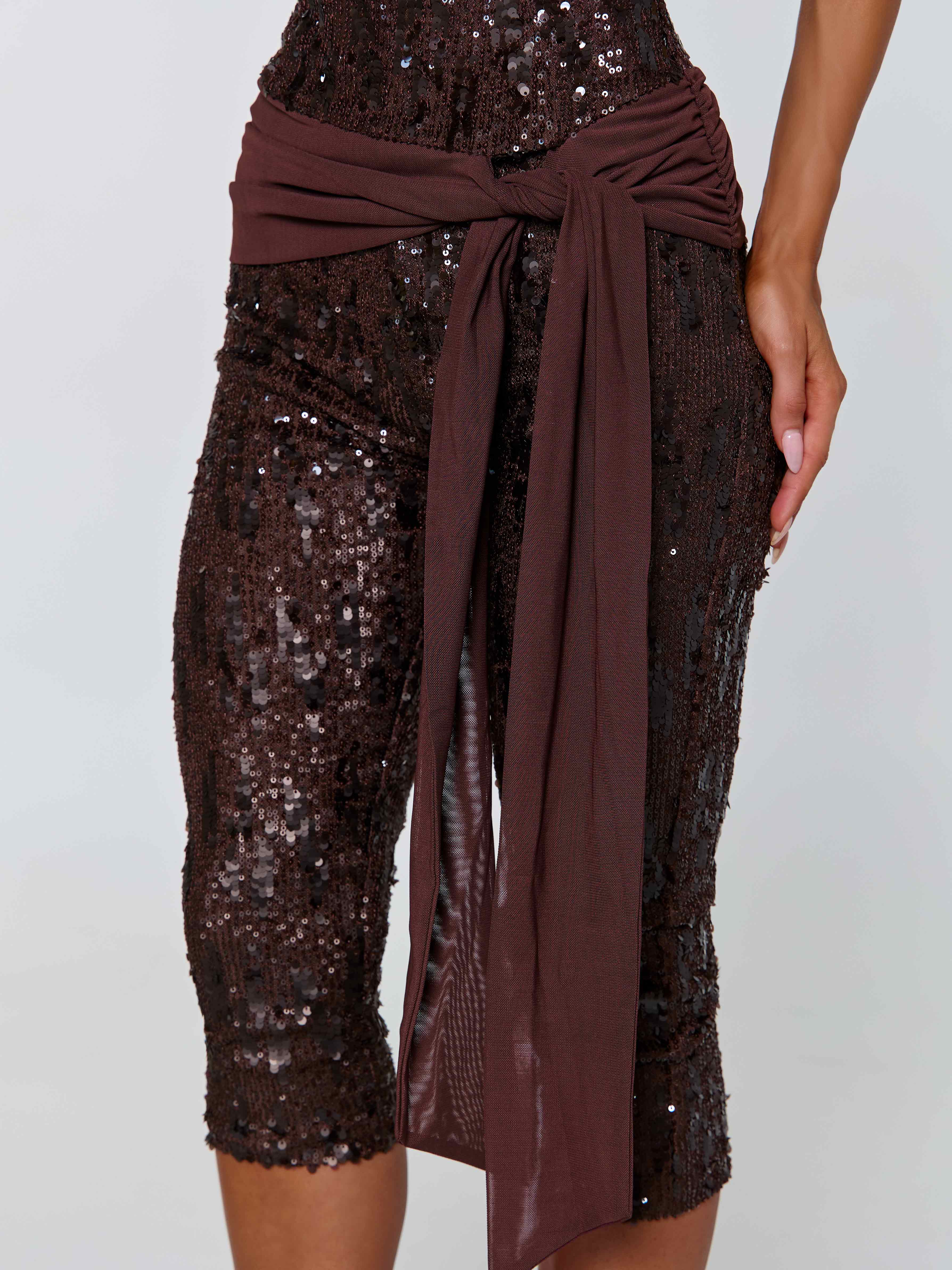 MARIELLA JUMPSUIT CHOCOLATE
