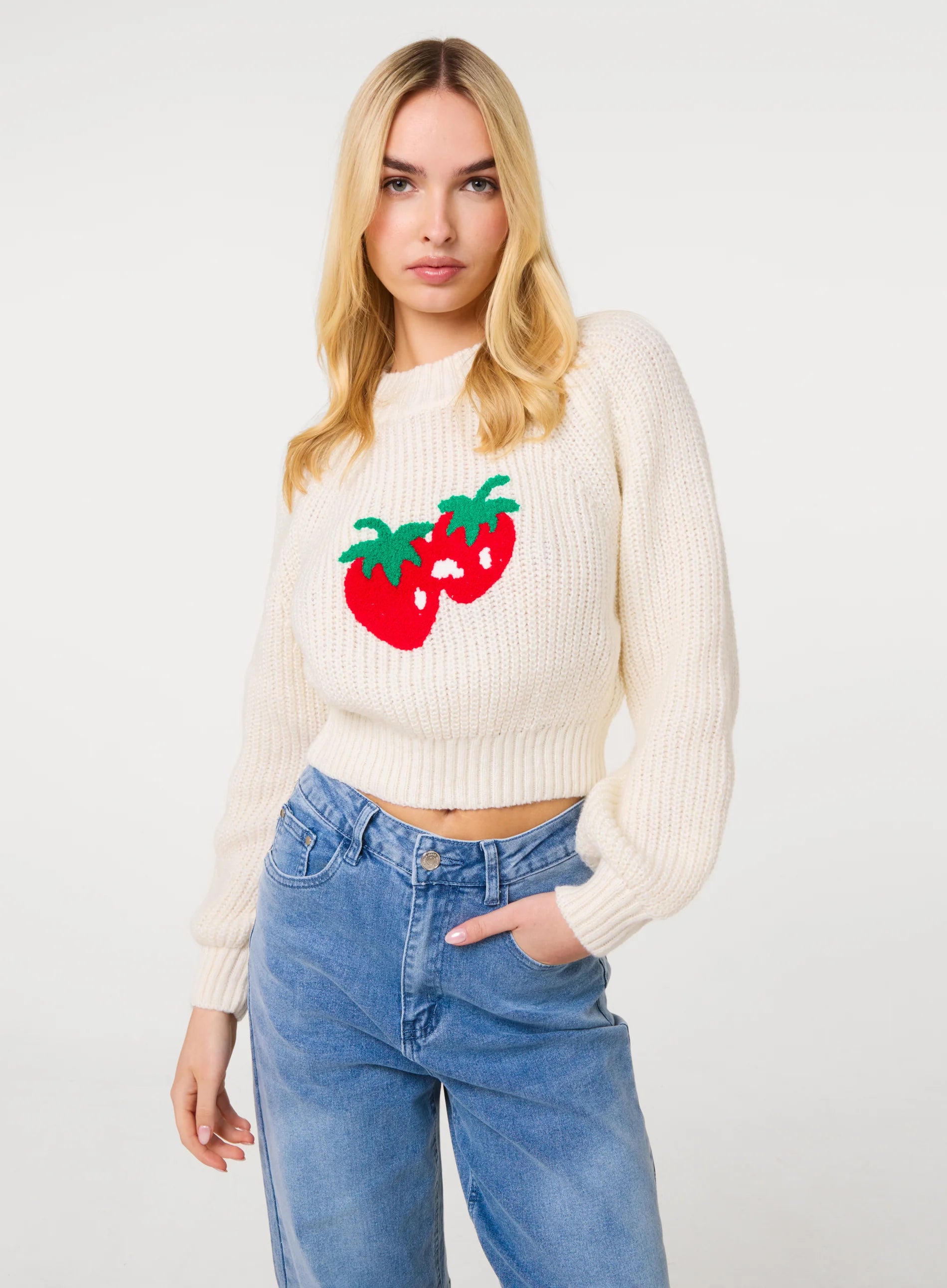 Strawberry Knit Jumper