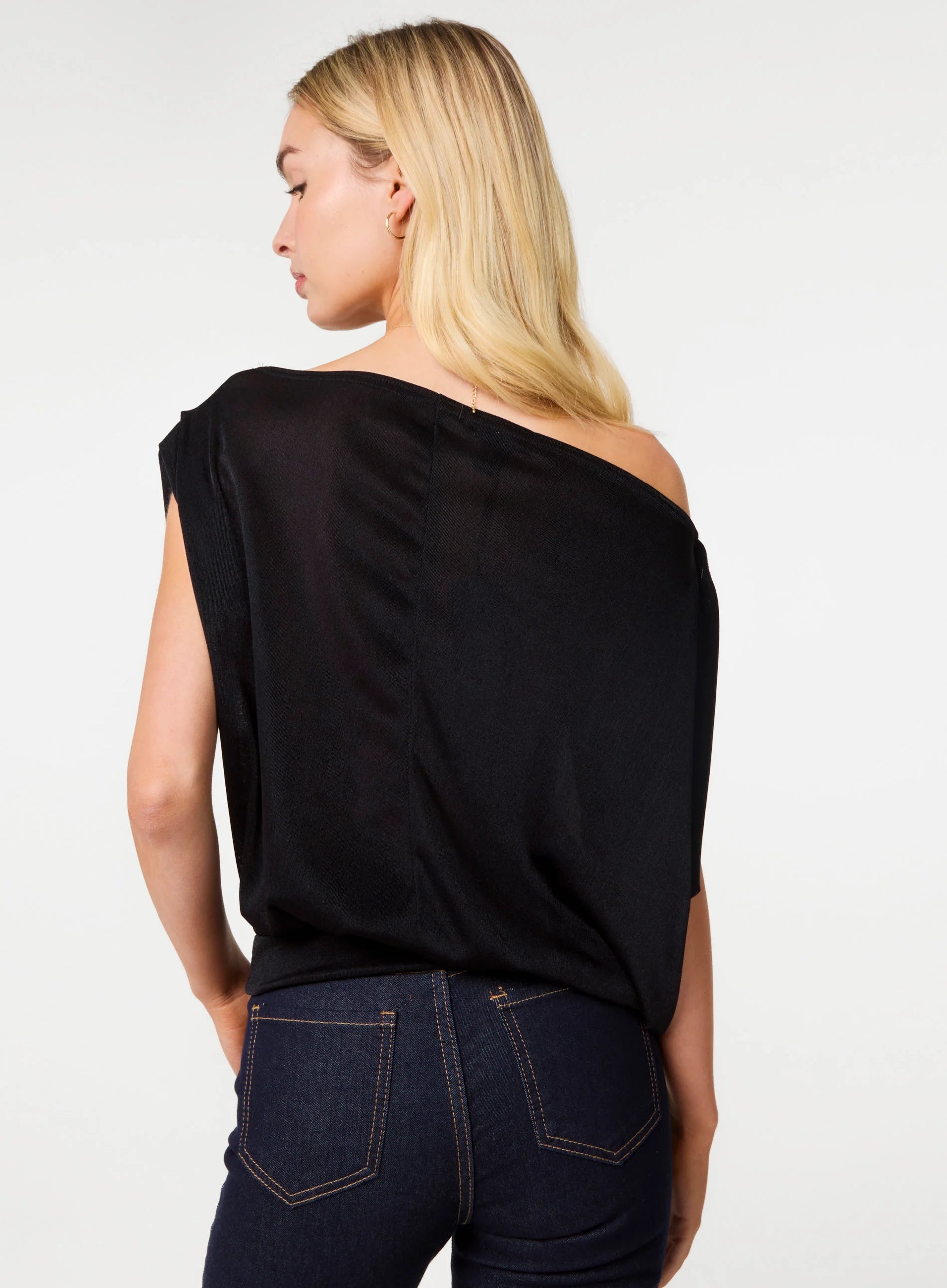 Off Shoulder Slinky Band Top