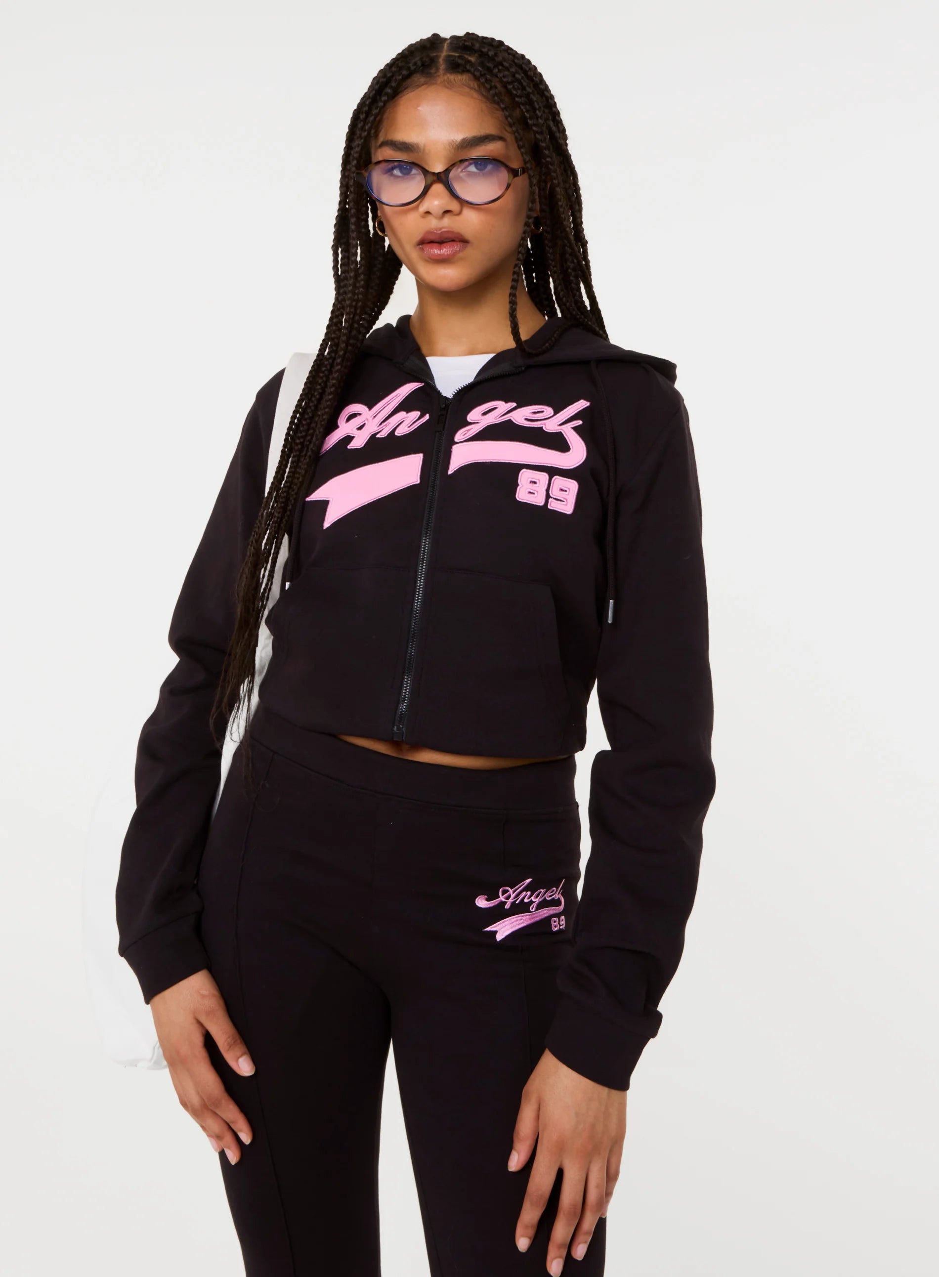 Angel Slogan Hoodie