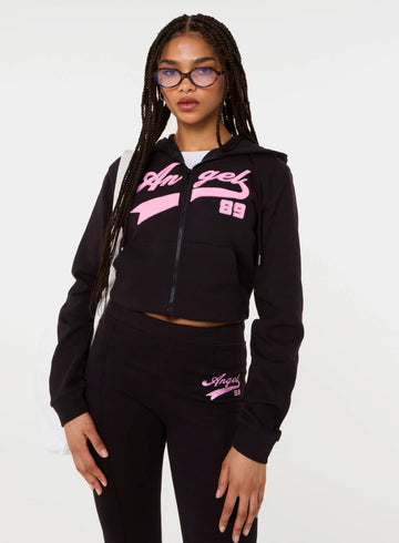 Angel Slogan Hoodie