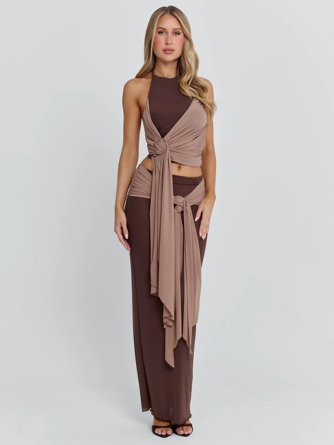 NERINA TOP CHOCOLATE