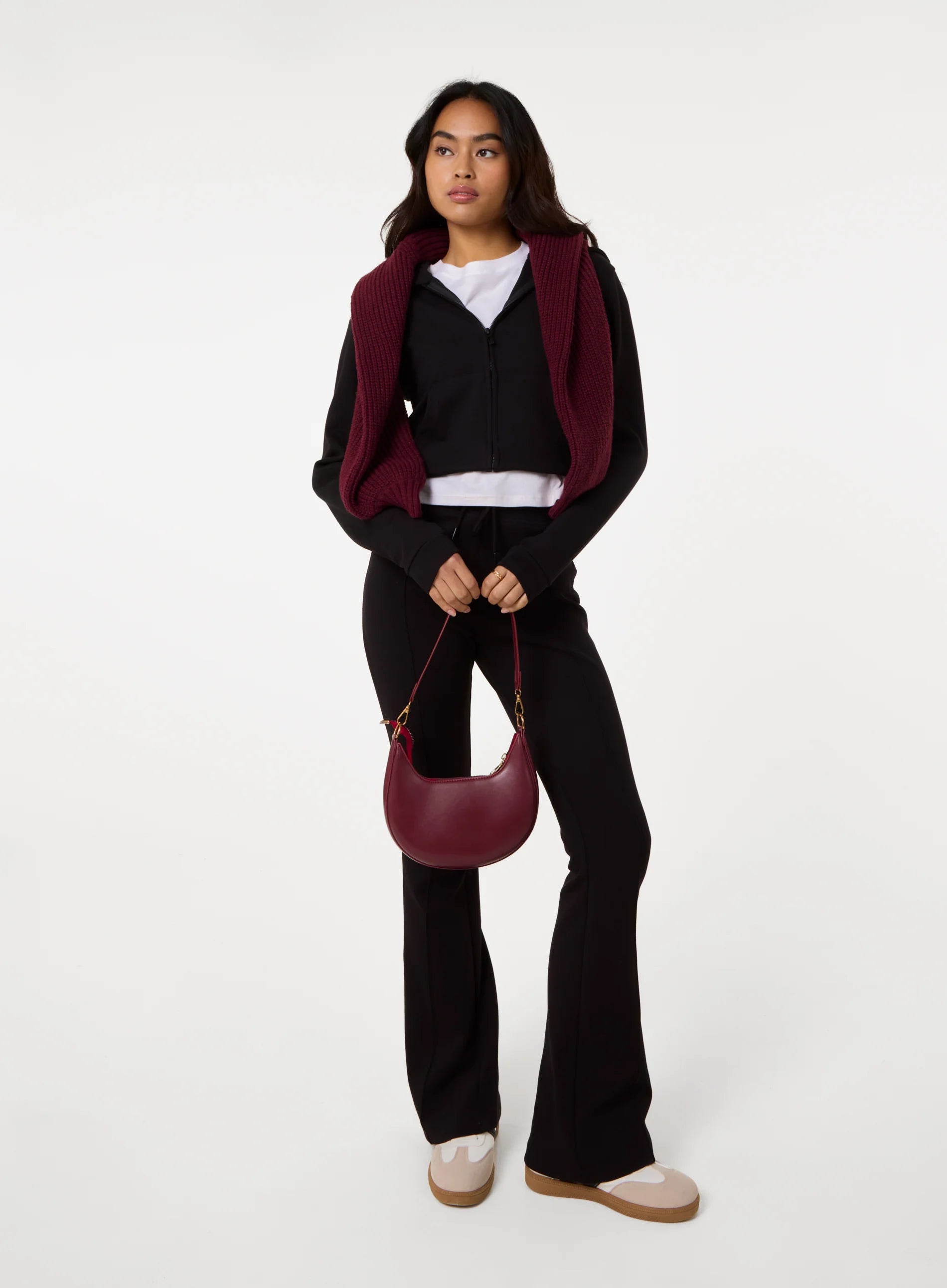 Pin Tuck Jersey Flares – lunivie