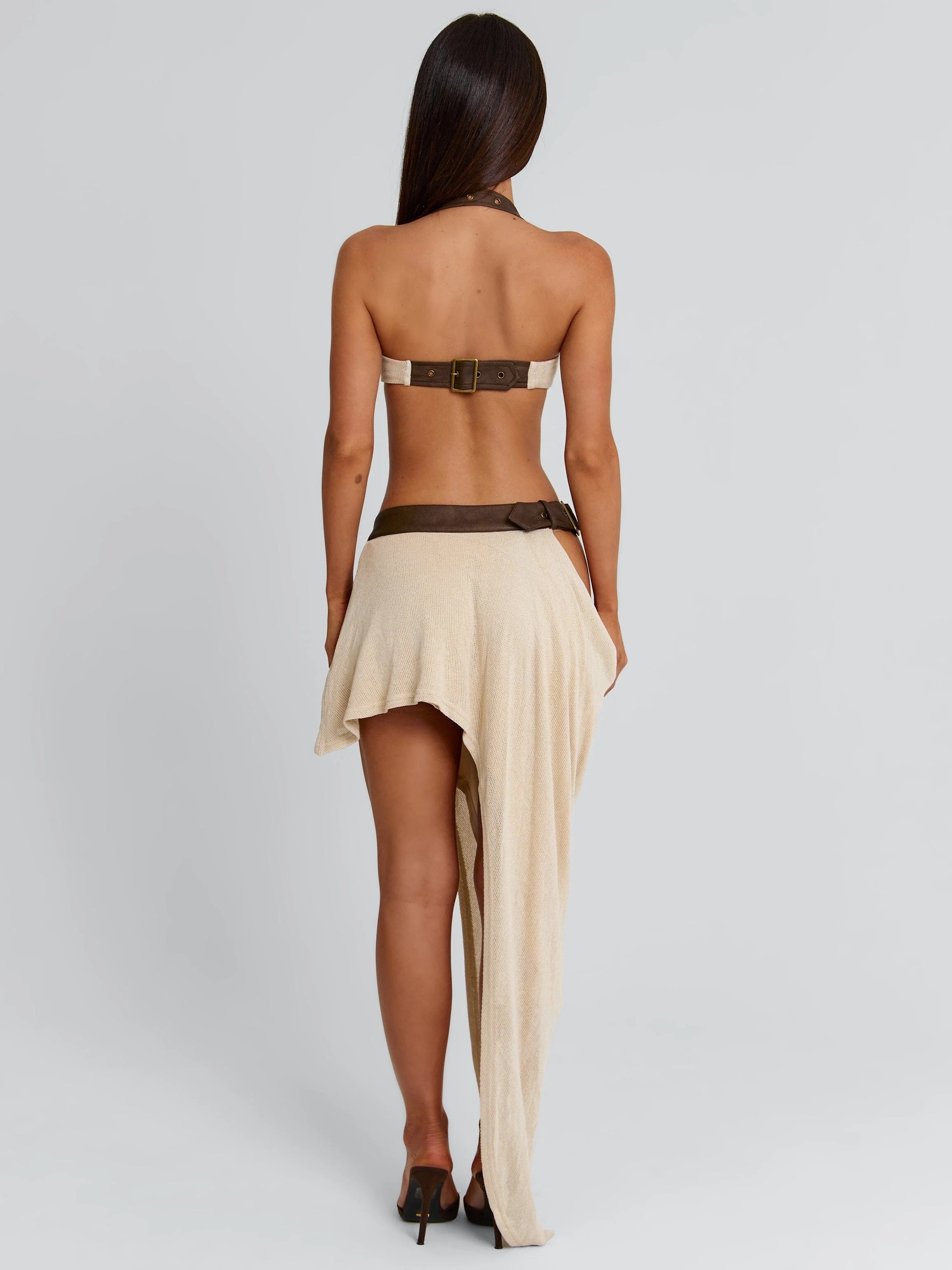 MAISIE MAXI SKIRT BEIGE