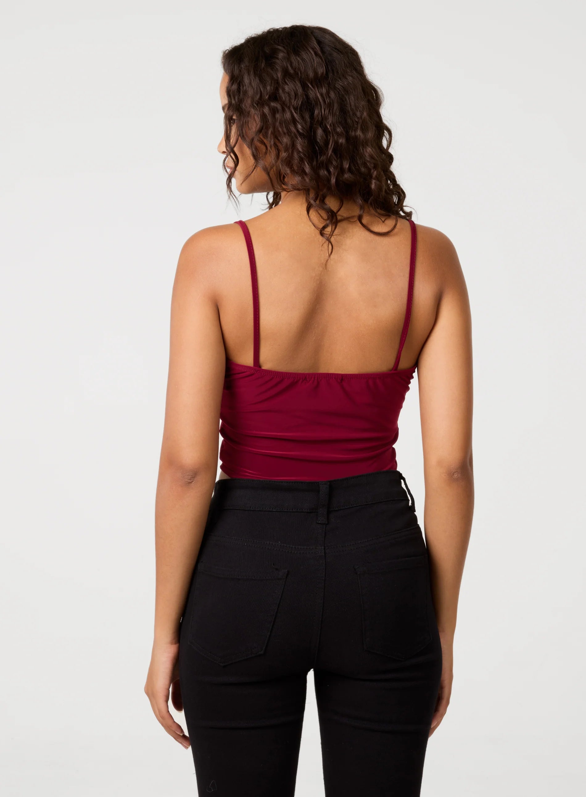 Lace Trim Cami Top