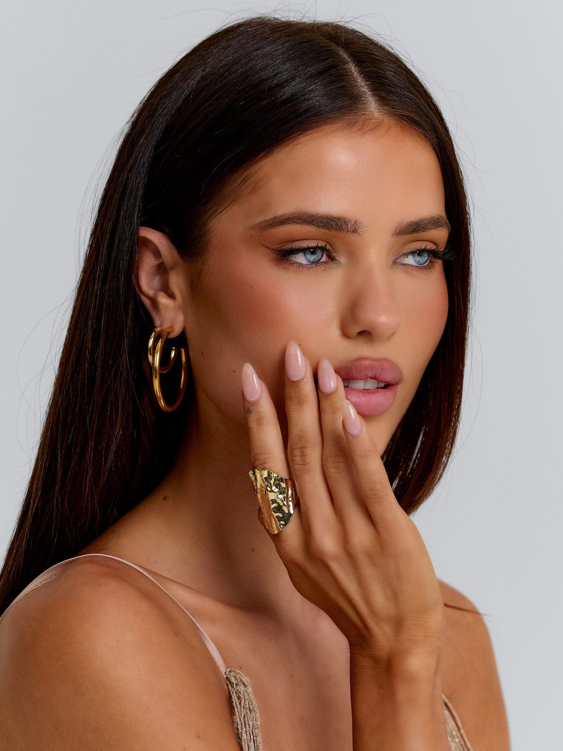 LIOR 3 PAIR EARRING SET GOLD