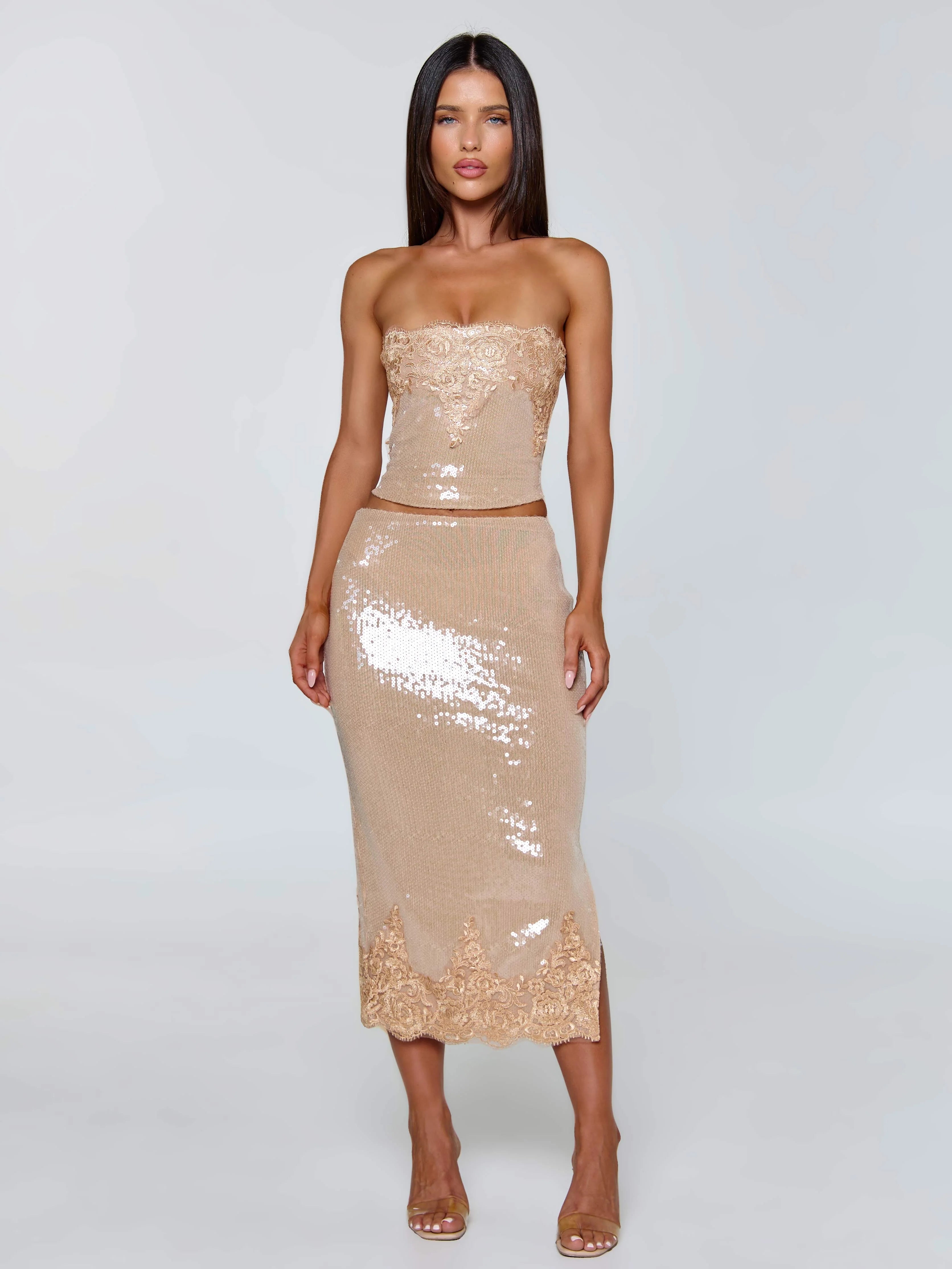 SAELA TOP BEIGE