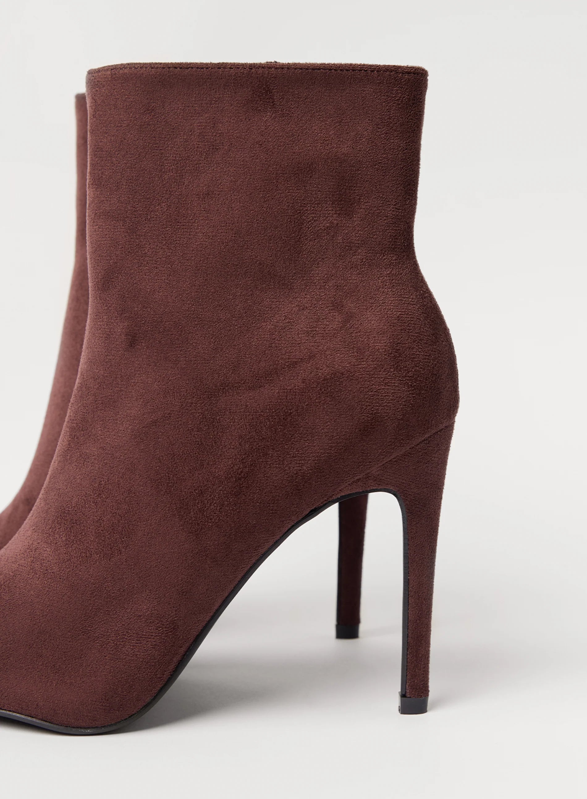 Suedette Heeled Boots