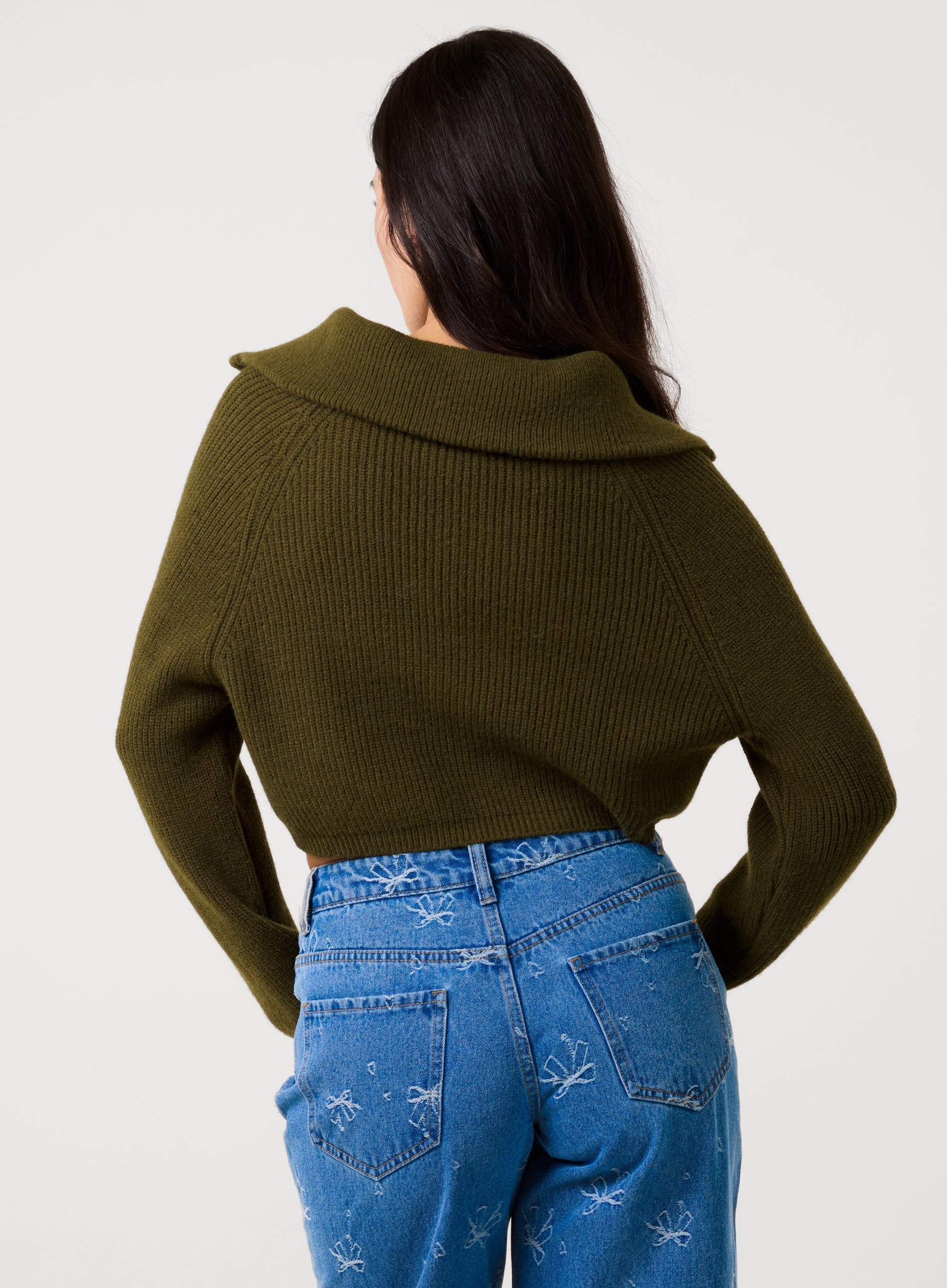 Half Zip Knitted Jumper