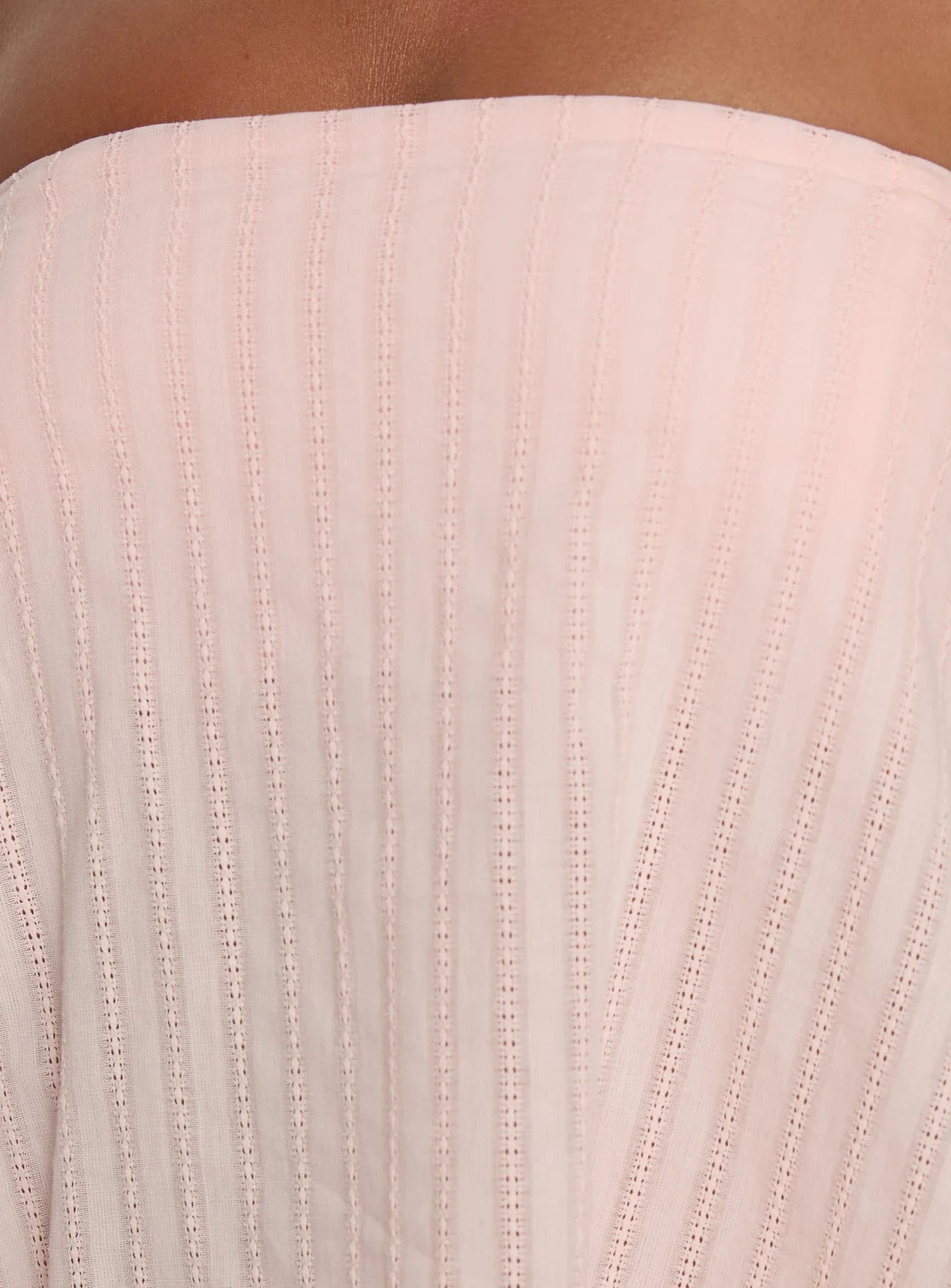 Gypsea Strapless Swing Mini Dress Light Pink